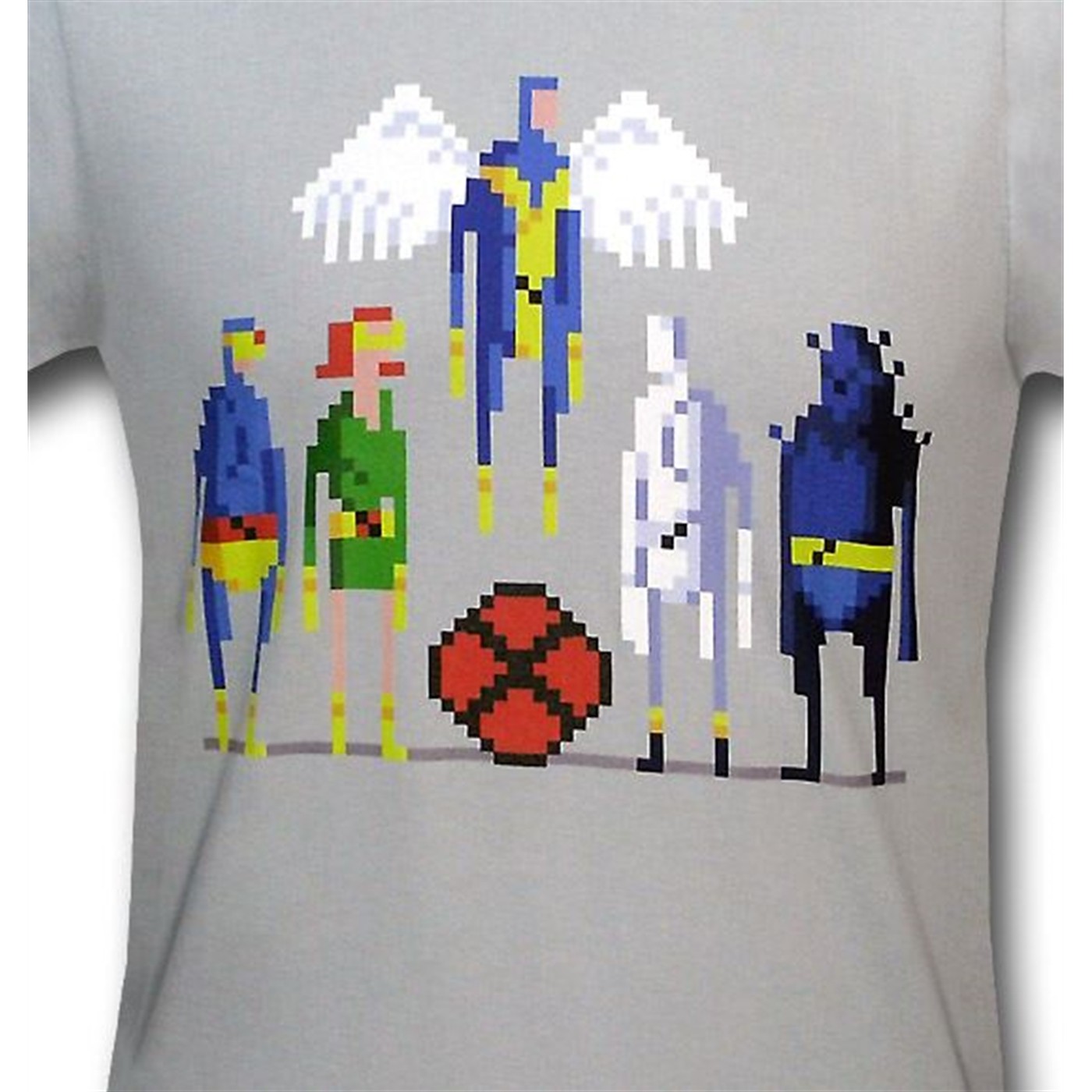 X-Men Pixelated Group 30 Single T-Shirt