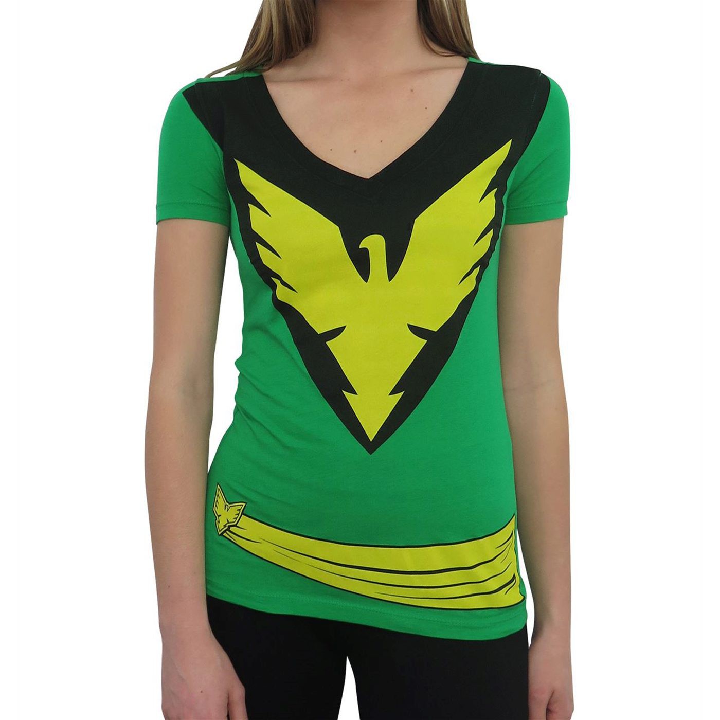 X-Men Women's Phoenix Green Costume T-Shirt