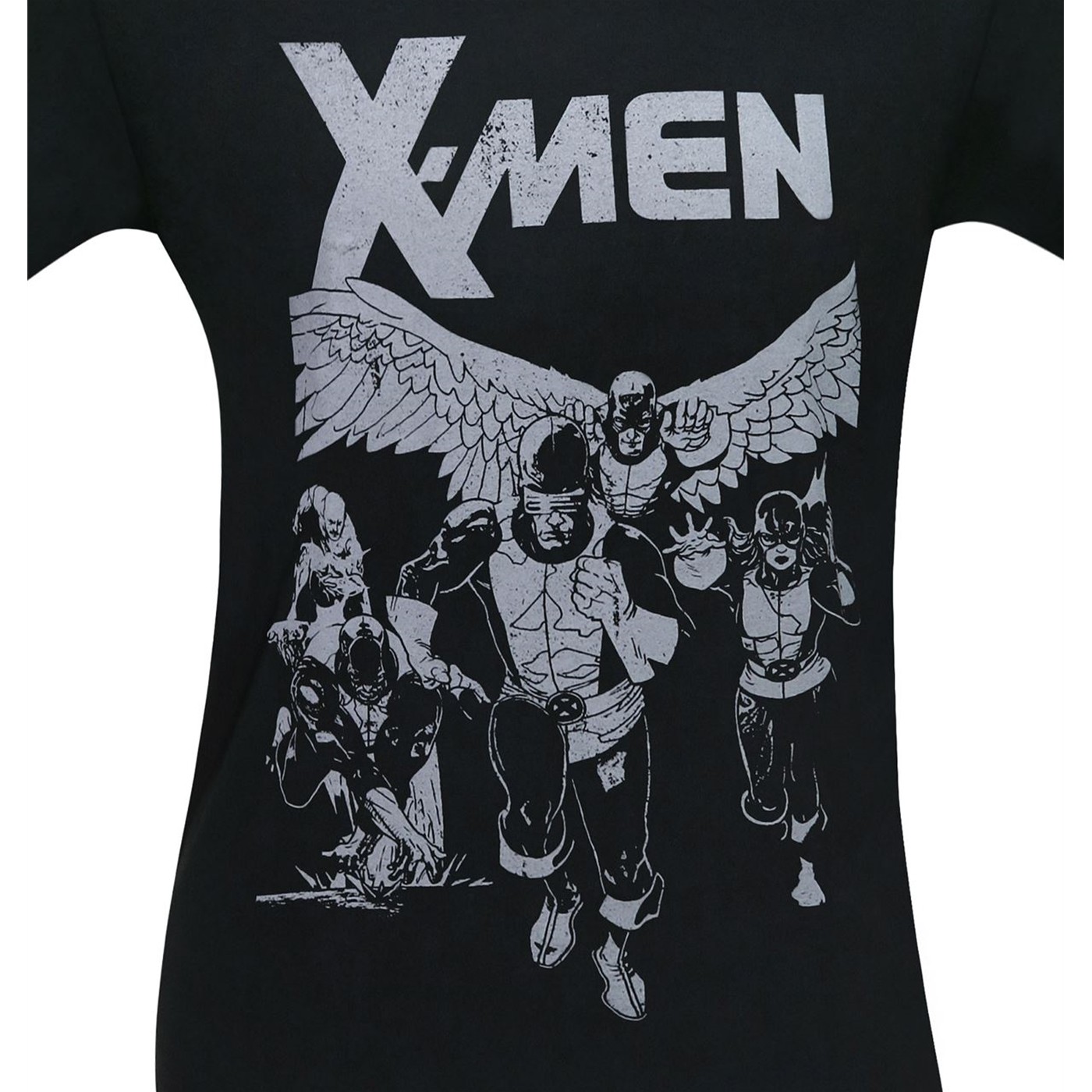 X-Men Classic Team on Black Men's T-Shirt