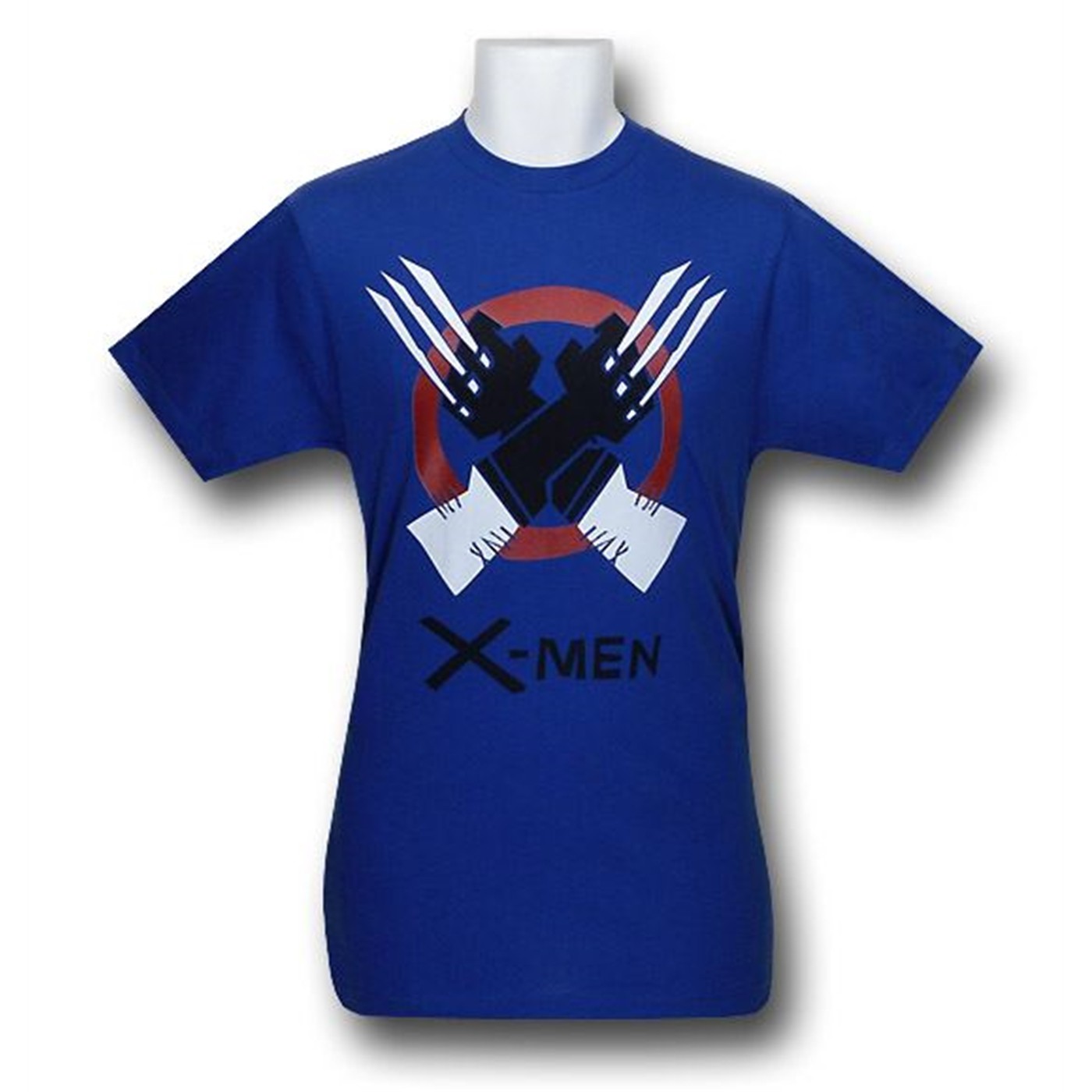 X-Men Wolverine Claws Cross 30 Single T-Shirt