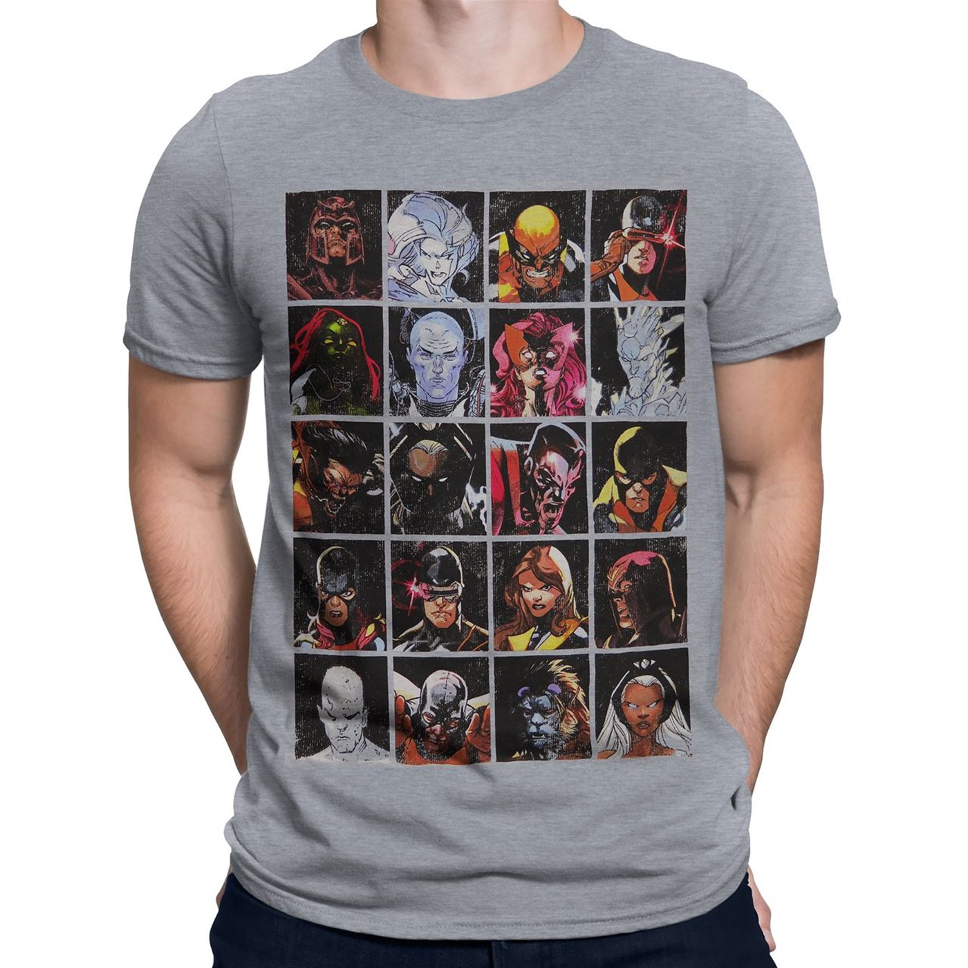 X-Men Mutant Grid Bunch Men's T-Shirt