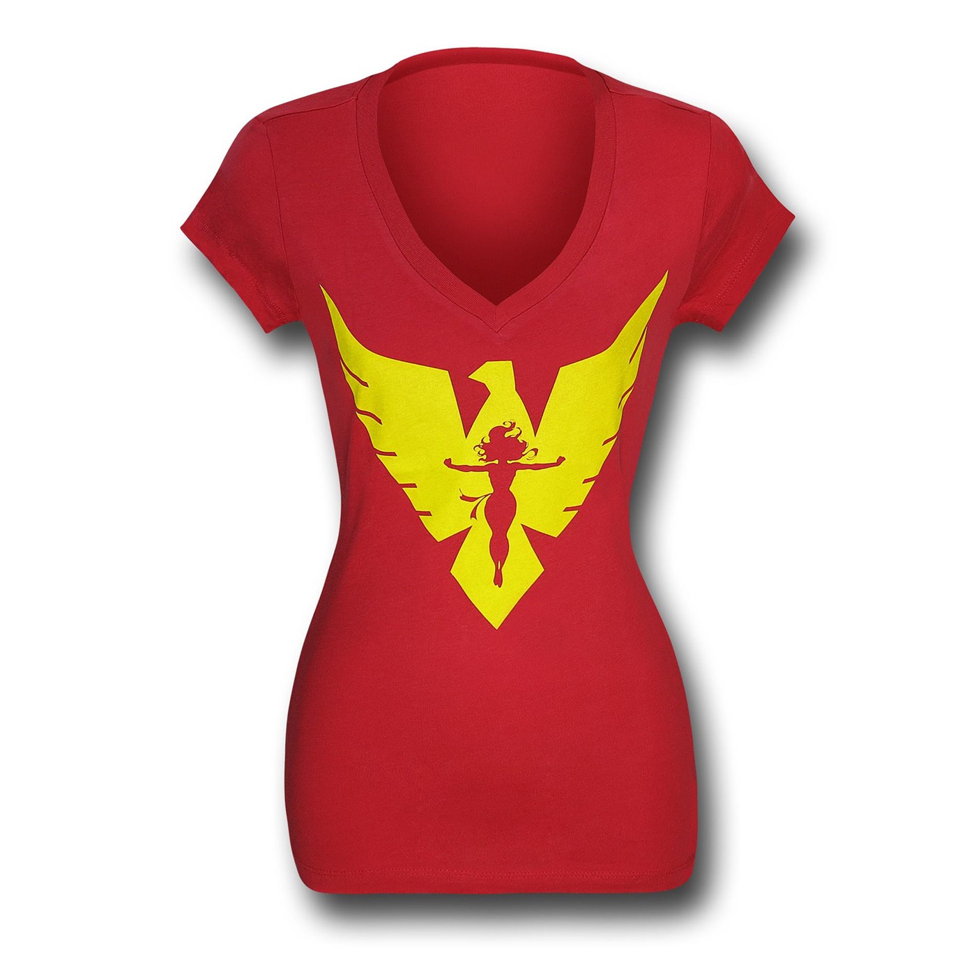 X-Men Dark Phoenix Red V-Neck Women's T-Shirt