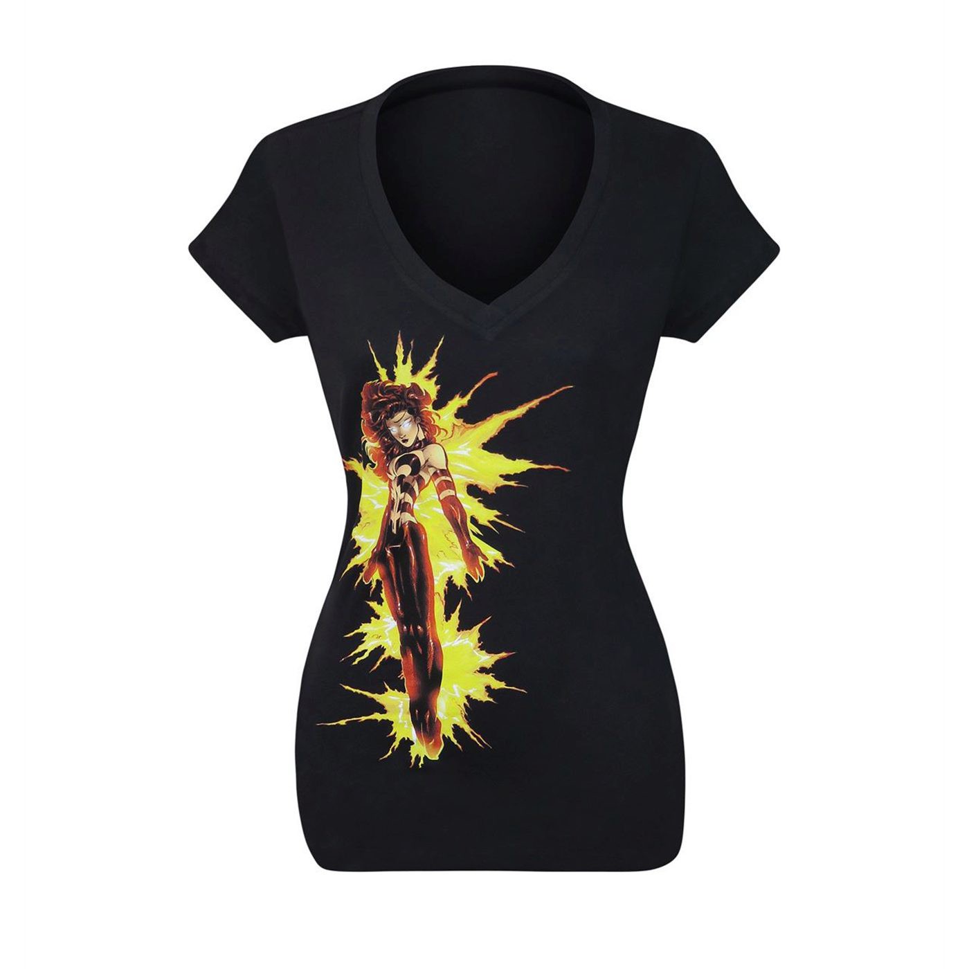 X-Men Fire Phoenix Women's V-Neck T-Shirt
