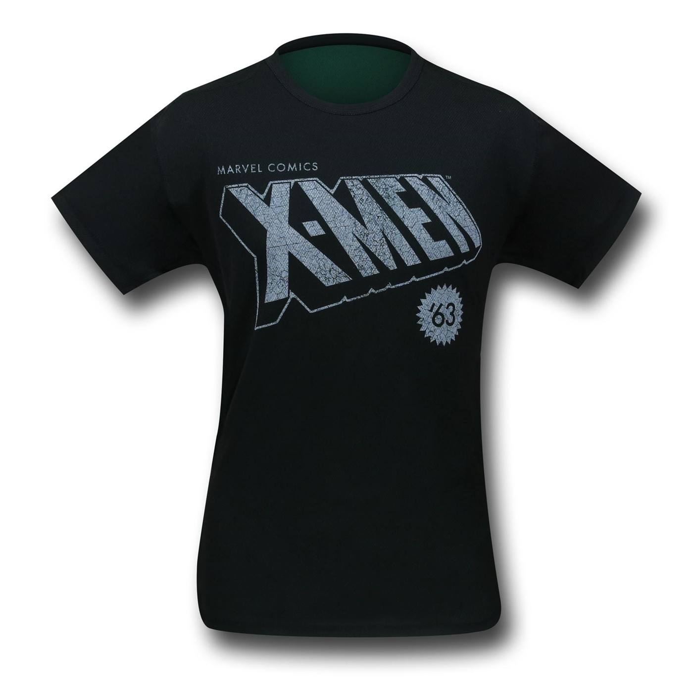 X-Men Logo Black Polymesh T-Shirt