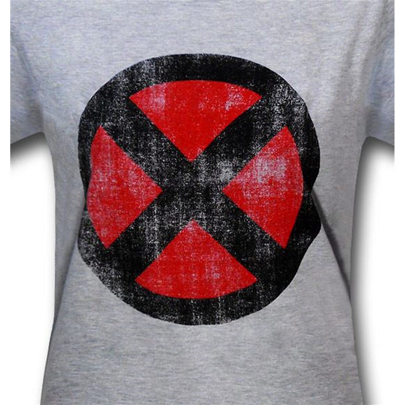 X-Men Distressed Grey Women's 30 Single T-Shirt