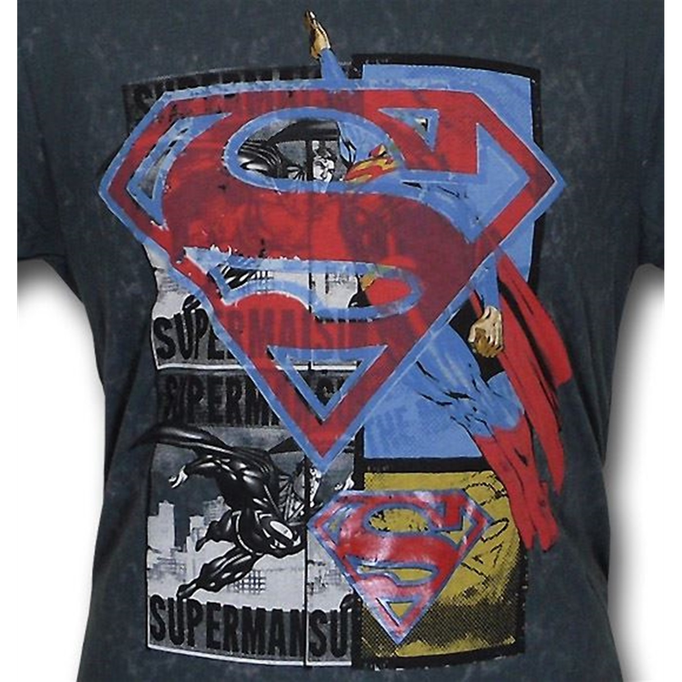 Superman Youth Postcard 30 Single T-Shirt