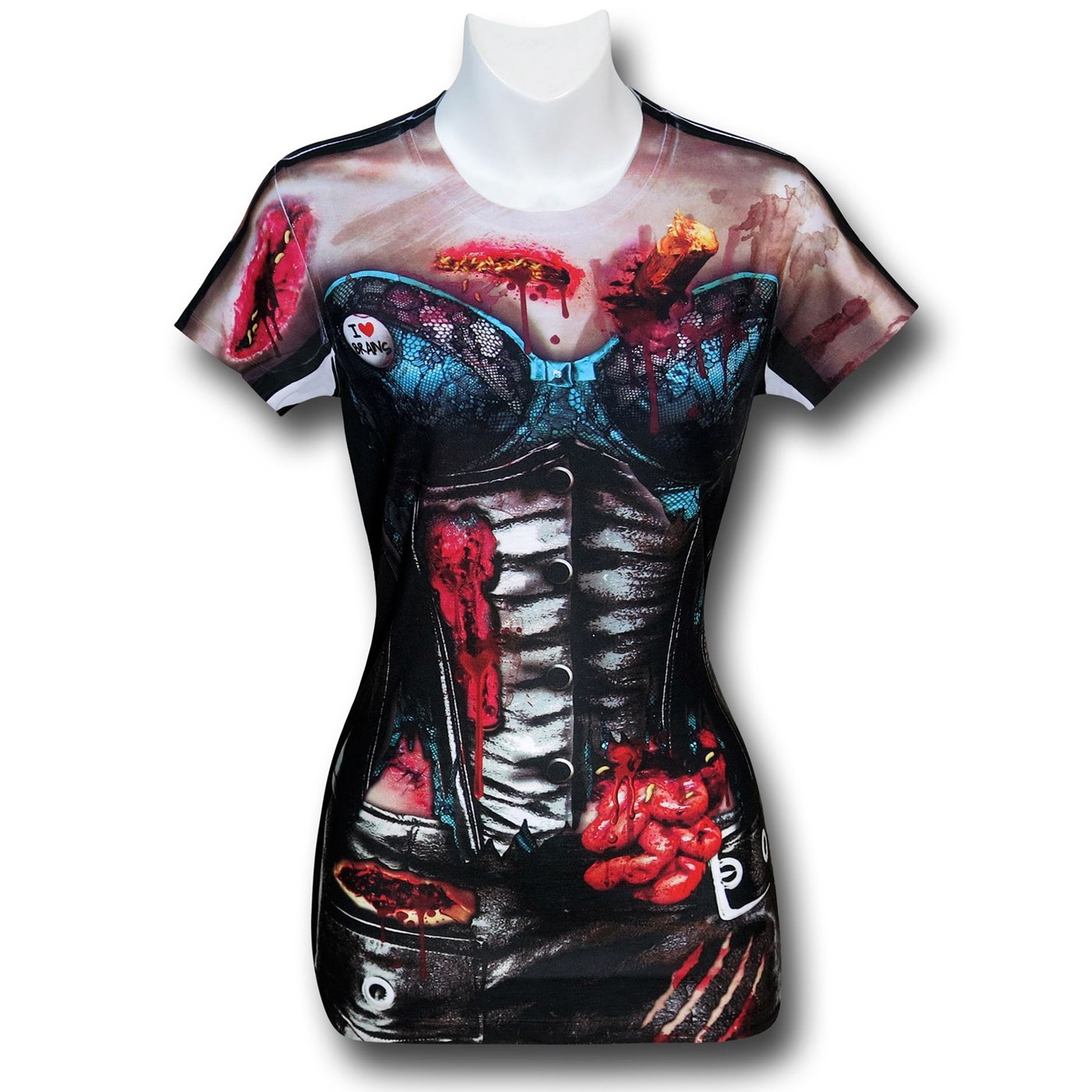 Zombie Corset Costume Women's T-Shirt