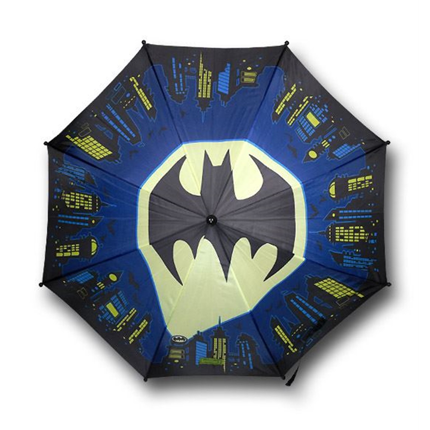 Batman Symbol Cityscape Kids Umbrella