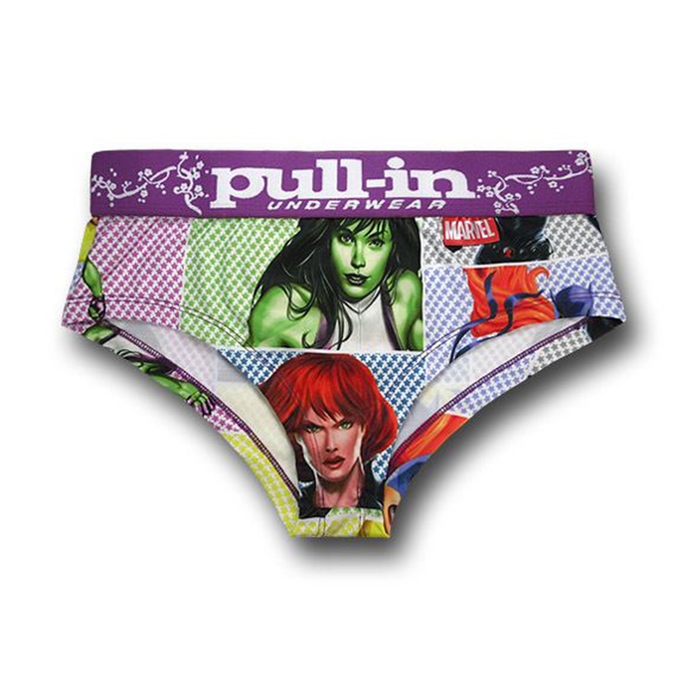 Marvel Star Panels Women's Pull-In French Cut Briefs