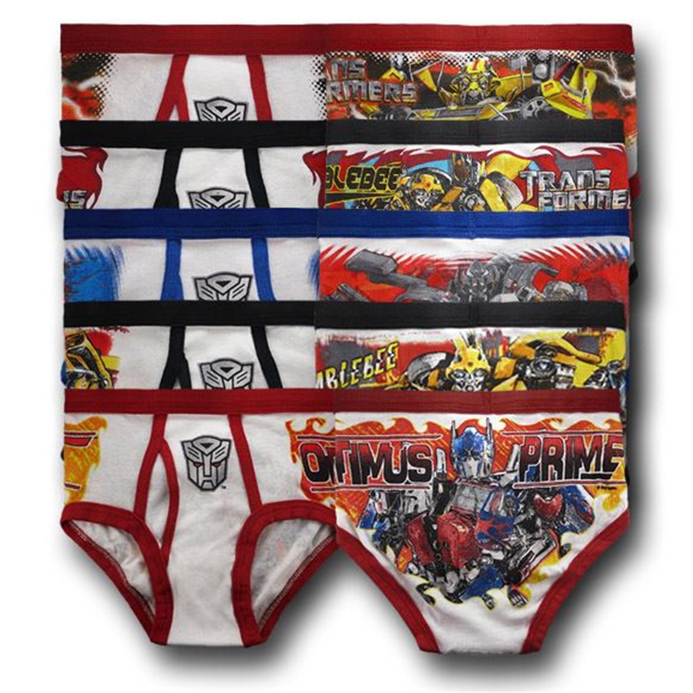 Briefs 6-Pack Size 6X Jellifish Kids Transformers Boys Underwear