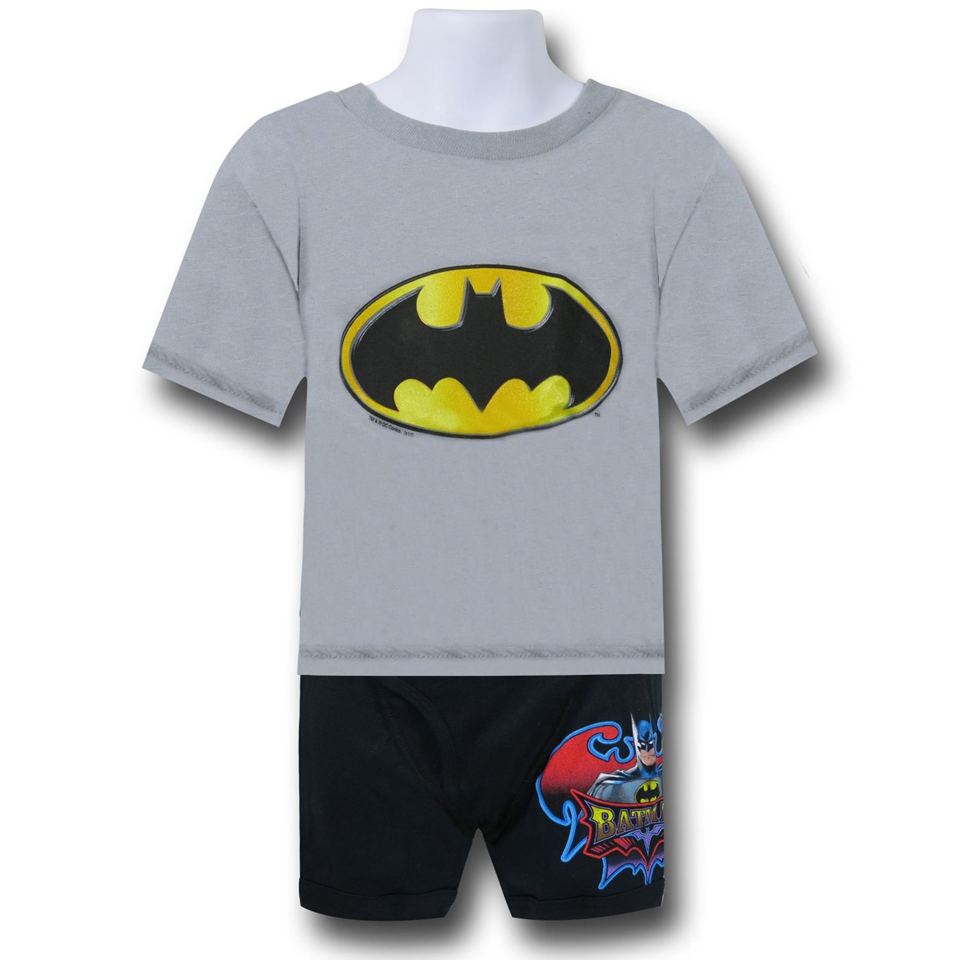 Batman Symbol Kids T-Shirt & Brief Set