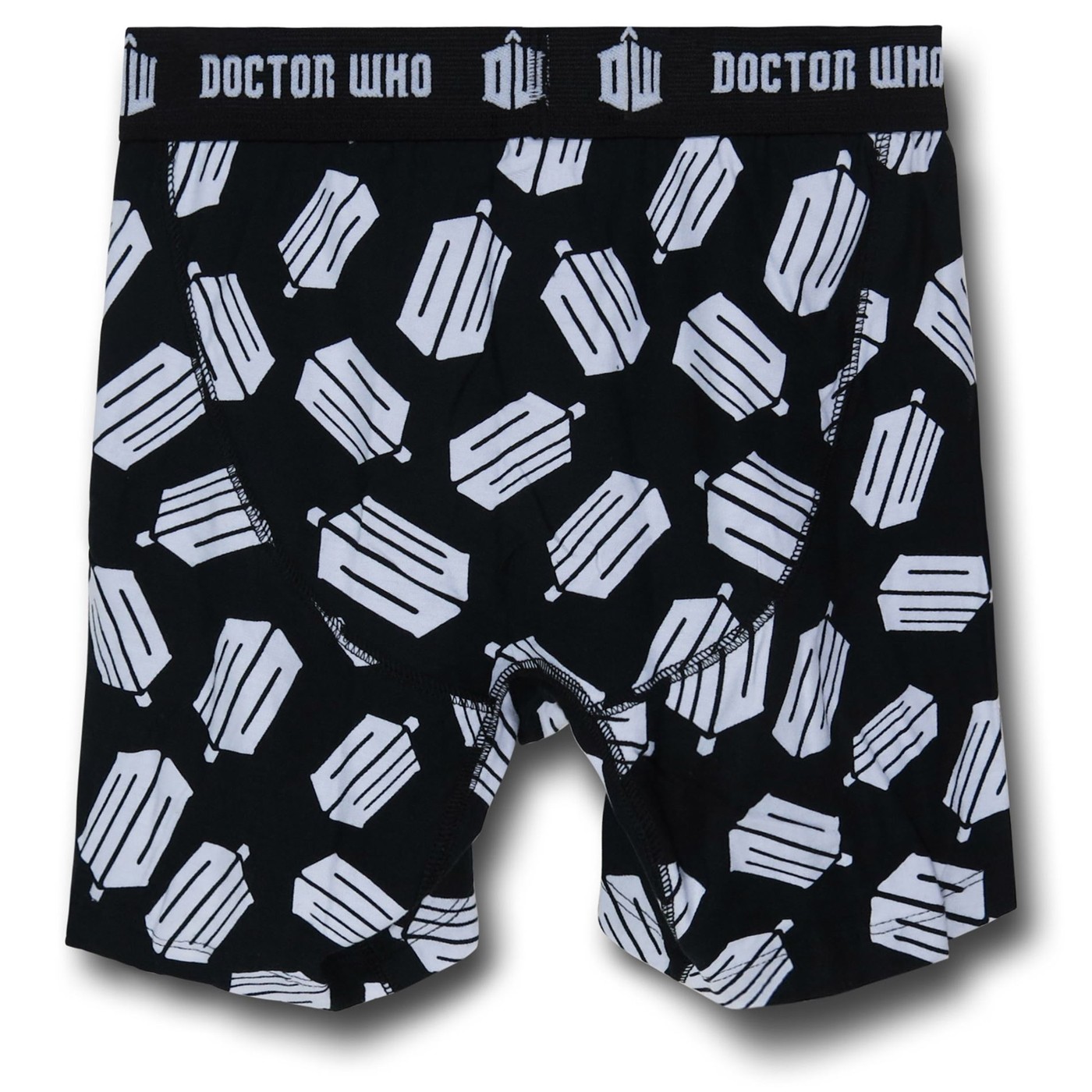 Doctor Who Logo Black Boxer Briefs