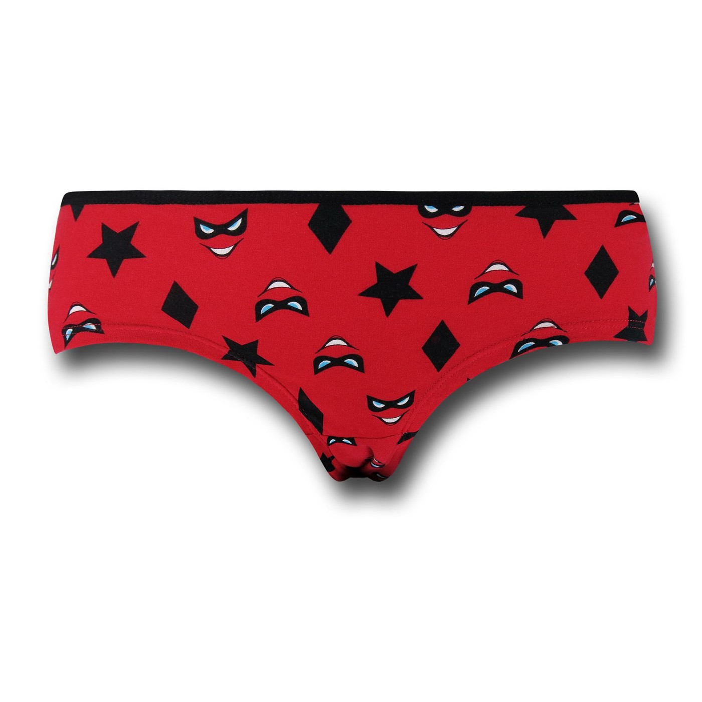 Harley Quinn Red & Black Panty 3-Pack