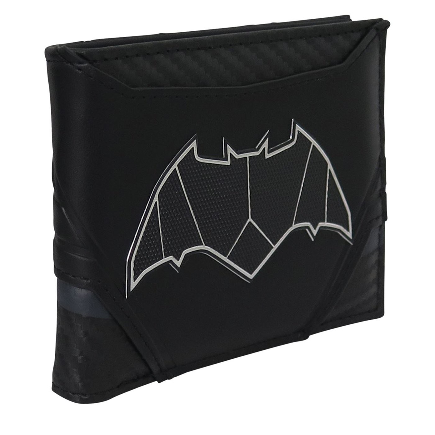 Batman Chrome Weld Patch Men's Bi-Fold Wallet