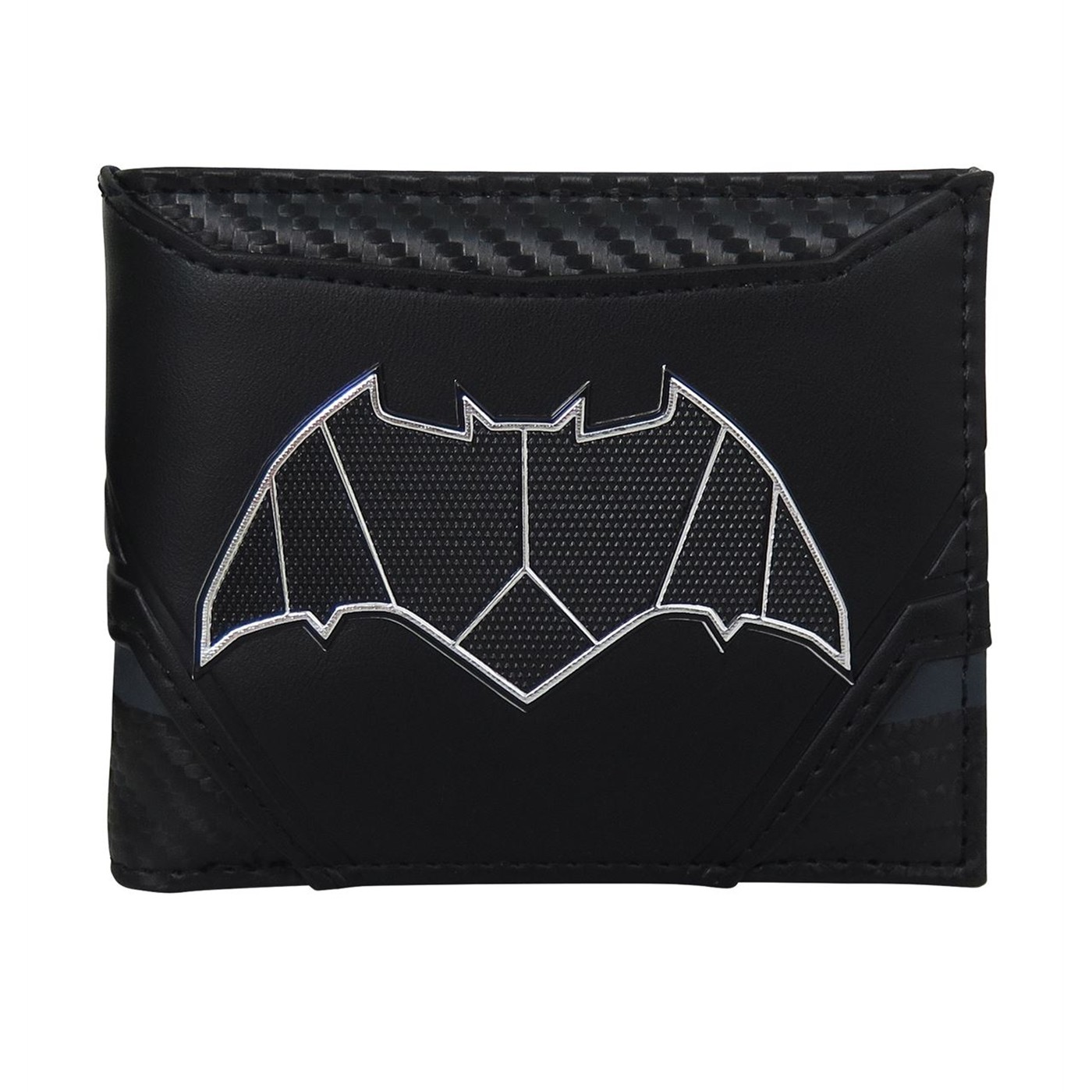 Batman Chrome Weld Patch Men's Bi-Fold Wallet