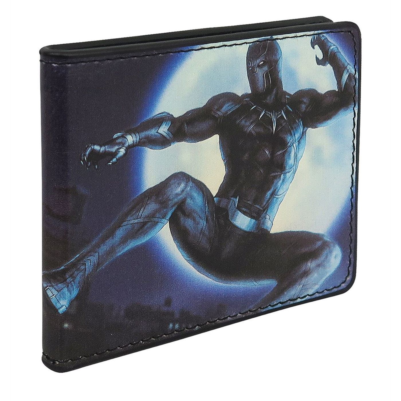 Black Panther Hunter's Moon Men's Bi-Fold Wallet
