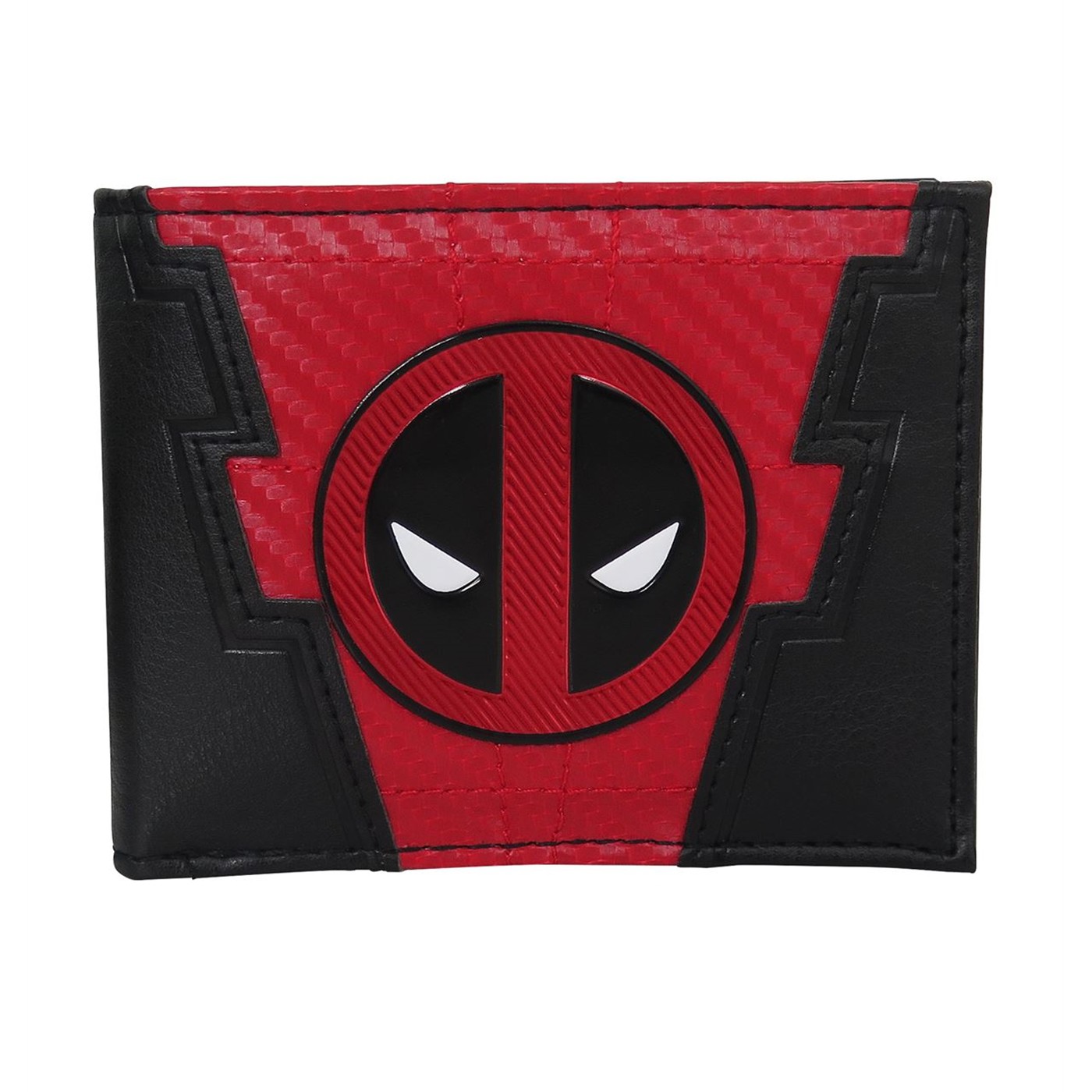 Deadpool Chrome Weld Patch Men's Bi-Fold Wallet