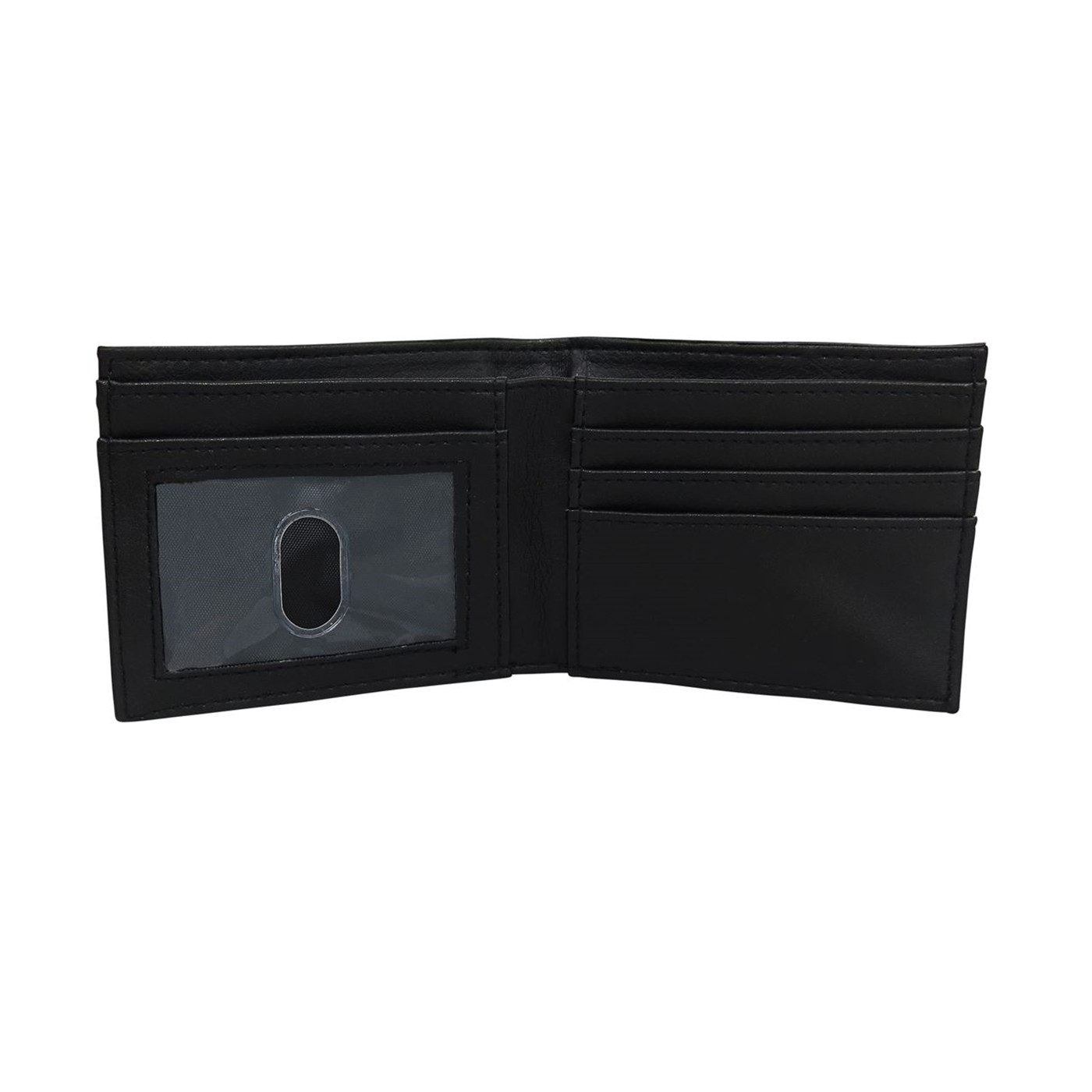 Flash Logo Chrome Weld Patch Men's Bi-Fold Wallet