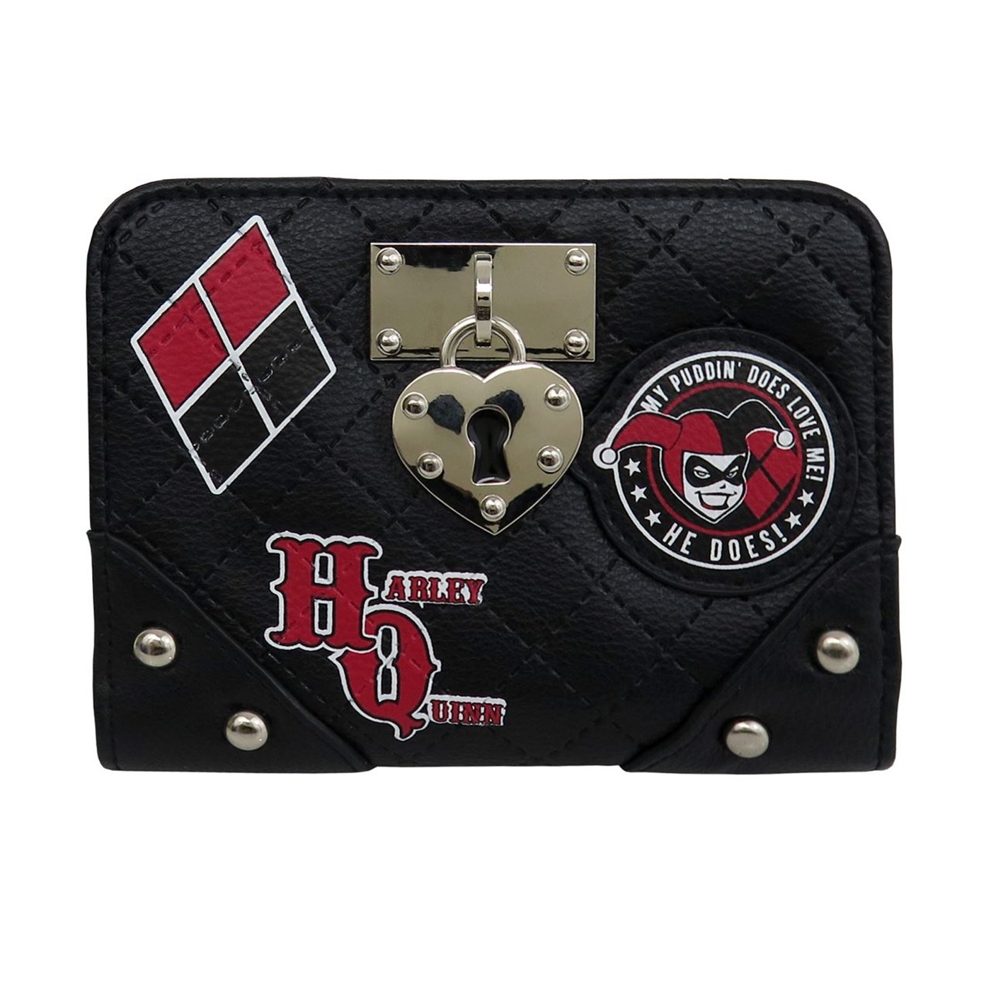 Harley Quinn with Locket Women's Bi-Fold Wallet