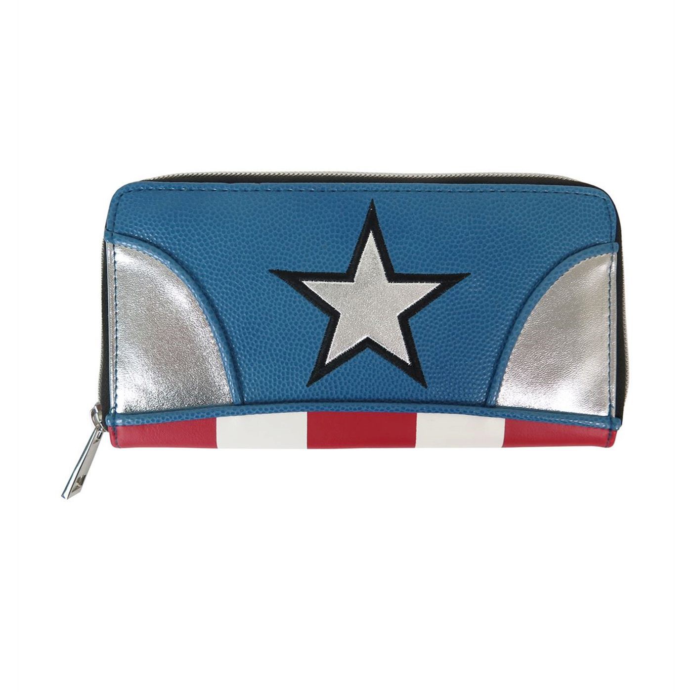 Captain America Suit Up Women's Zipper Wallet