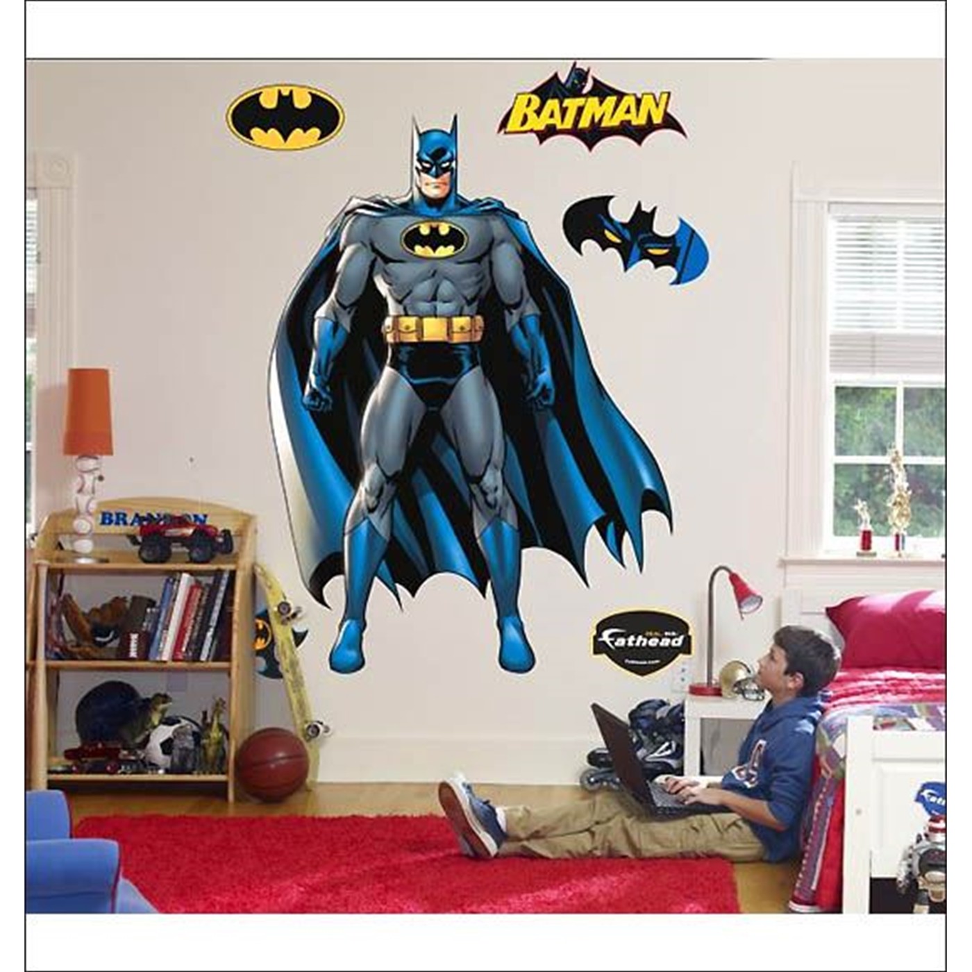 Batman Image Life Size Wall Decal