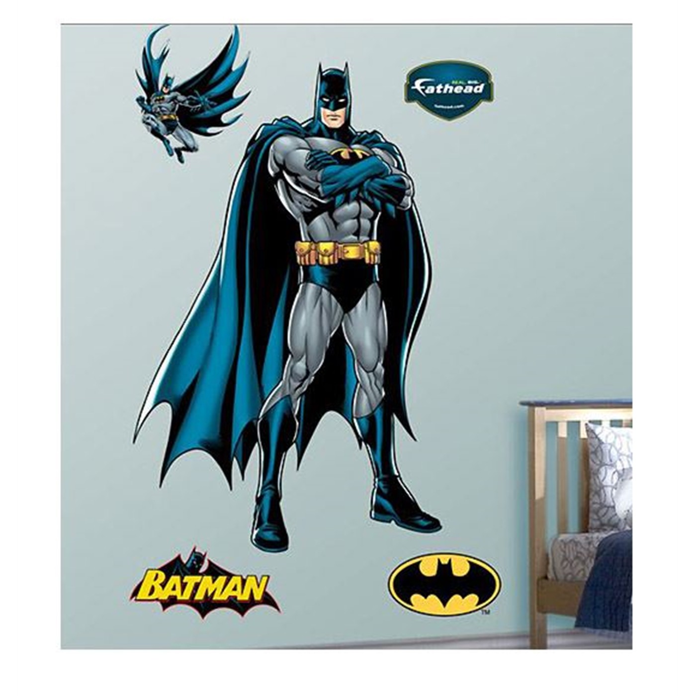 Batman Proud Stance Life Size Wall Decal