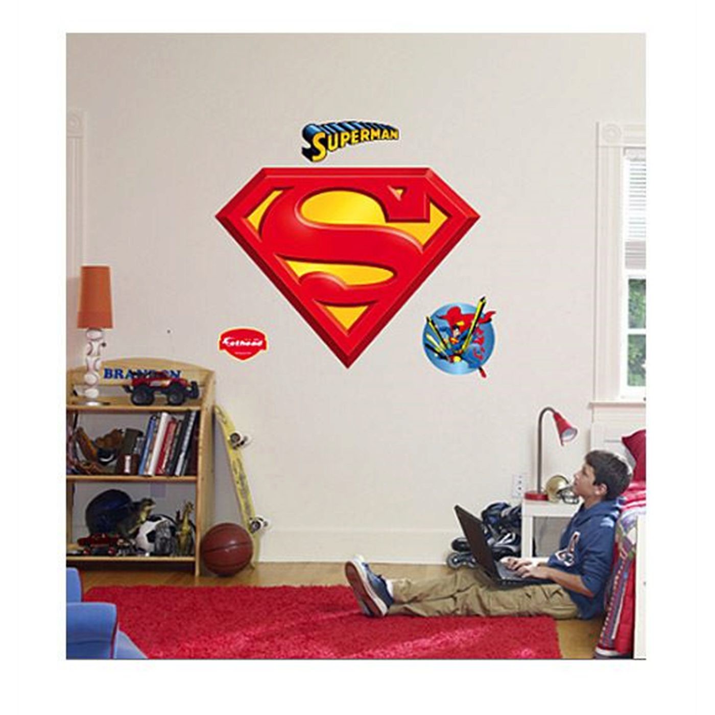 Superman Shield Life Size Wall Decal