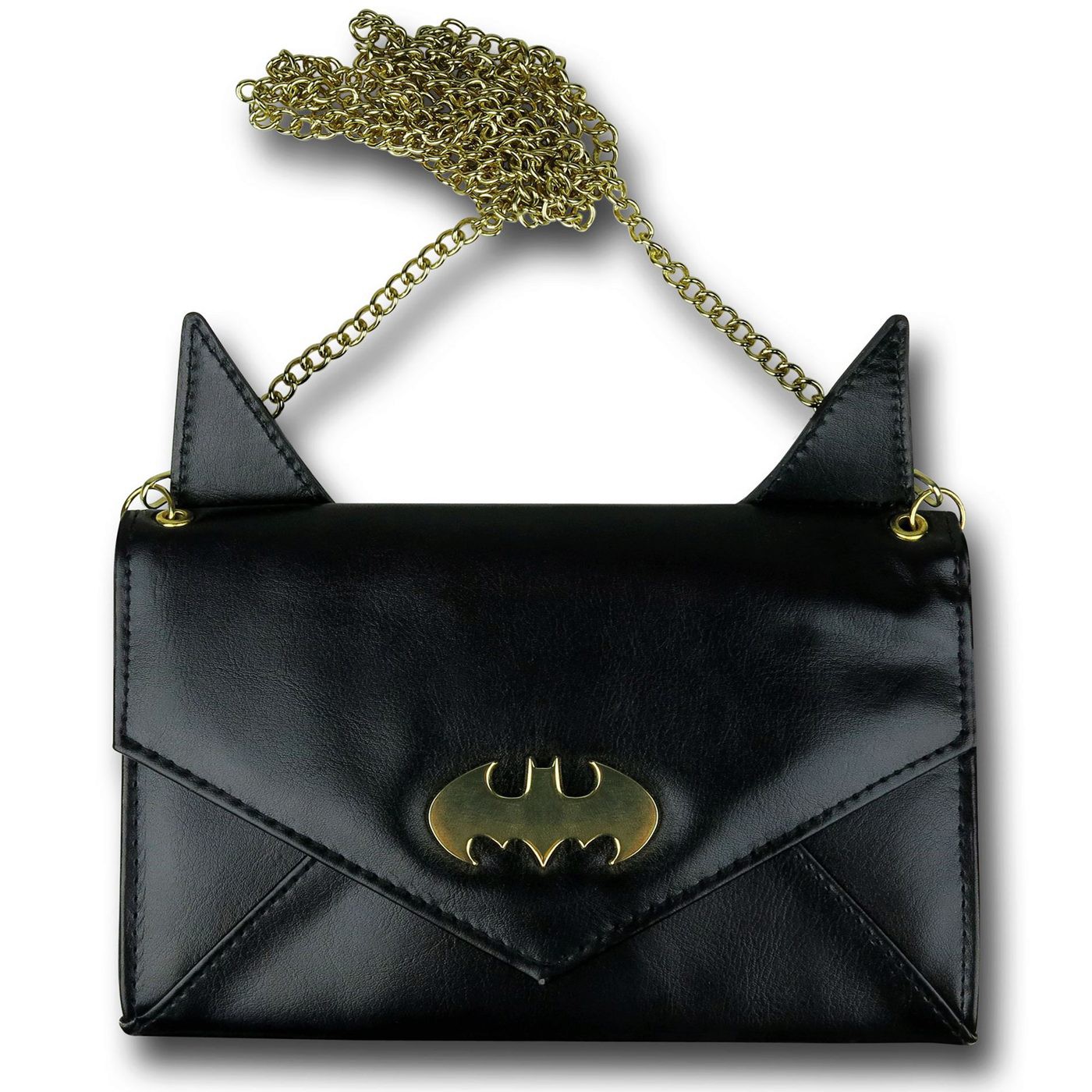 Batman Eared Envelope Wallet with Chain