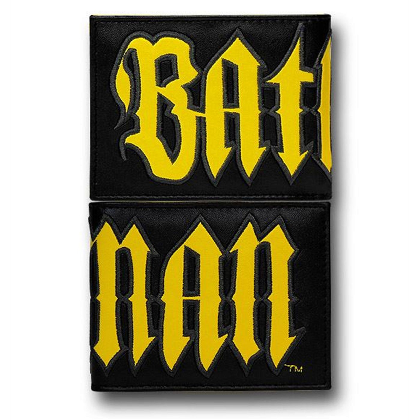Batman Gothic Yellow Logo Bi-Fold Wallet