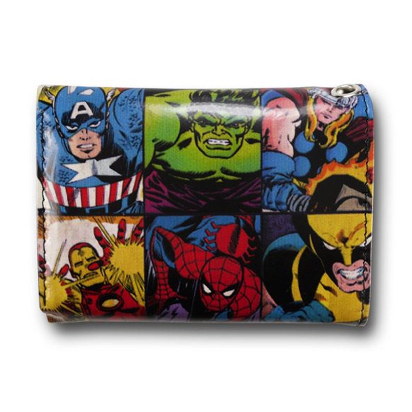 Marvel Hero Group Panel Chain Wallet
