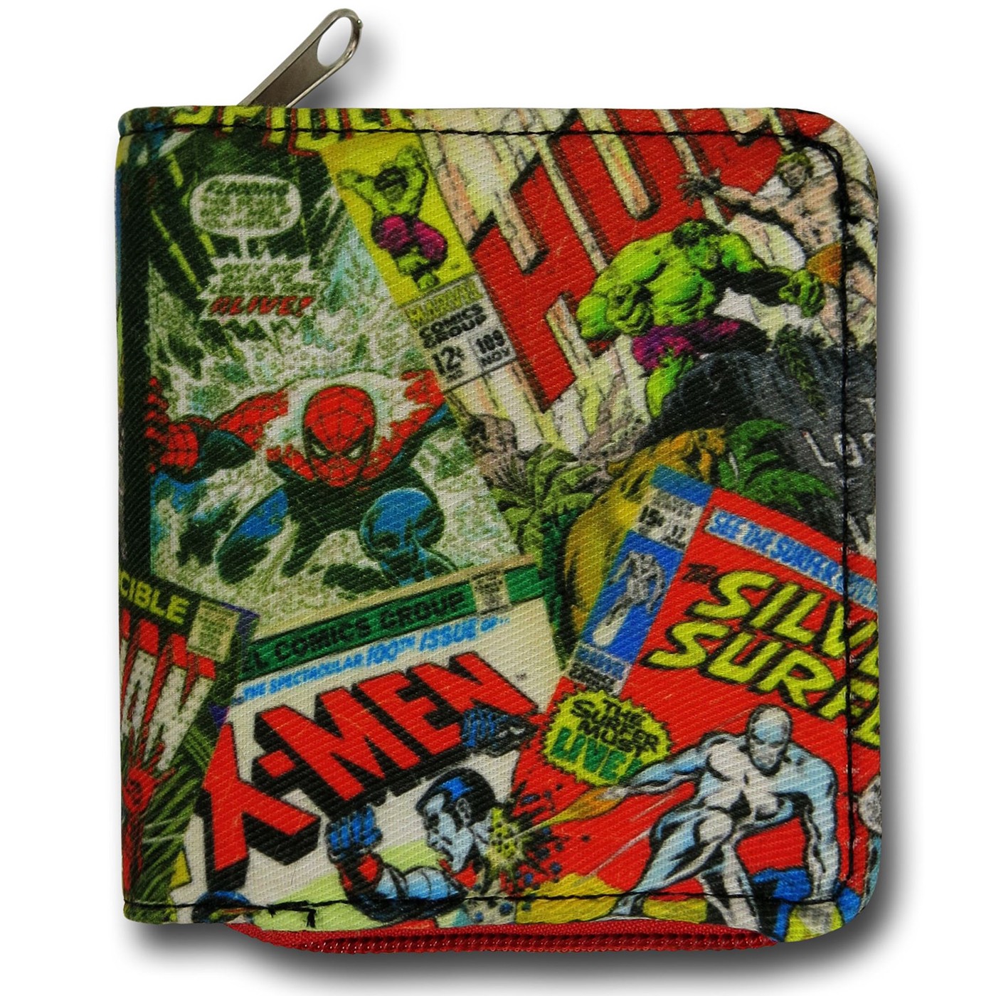 Marvel Comic Collage Zip Wallet
