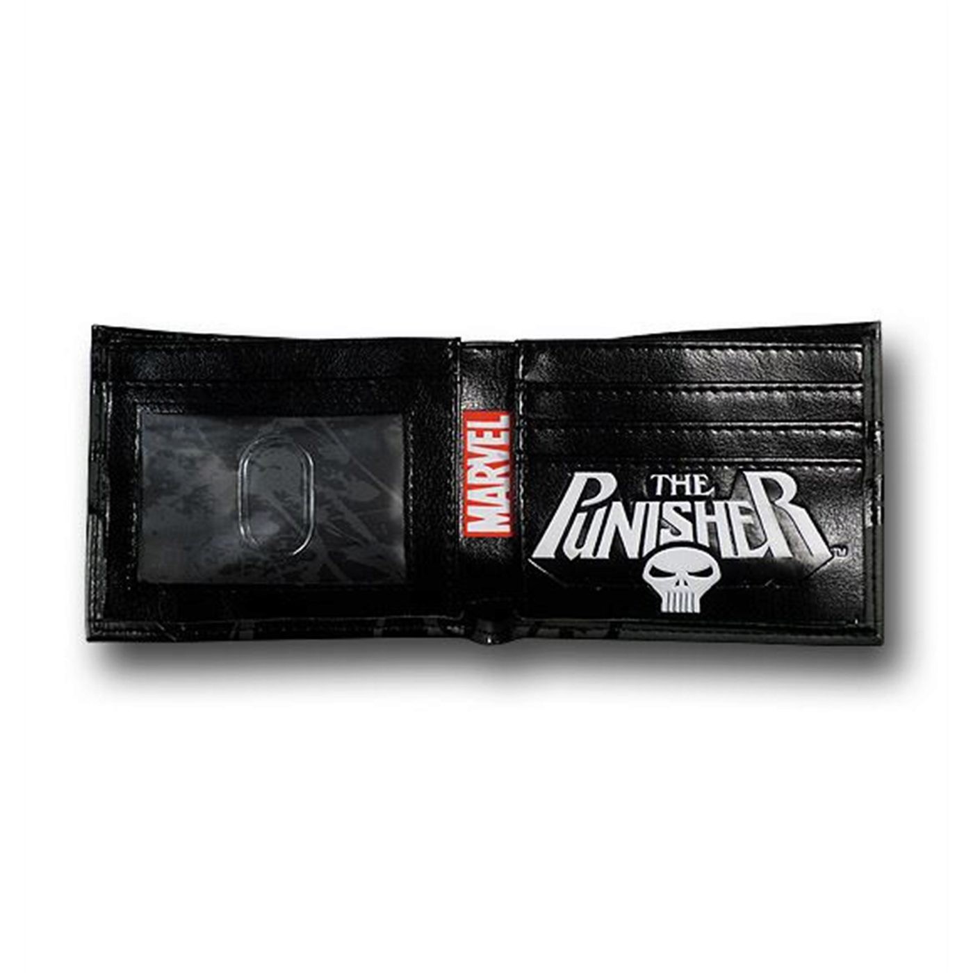 Punisher Silver Skull B-Fold Wallet