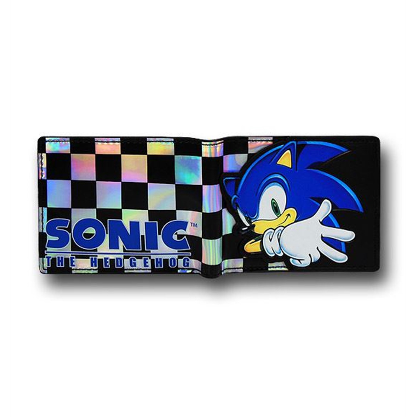 SONIC CHARACTERS BANNERS Sonic the Hedgehog 4 in. Bi Fold Wallet (Sonikku)