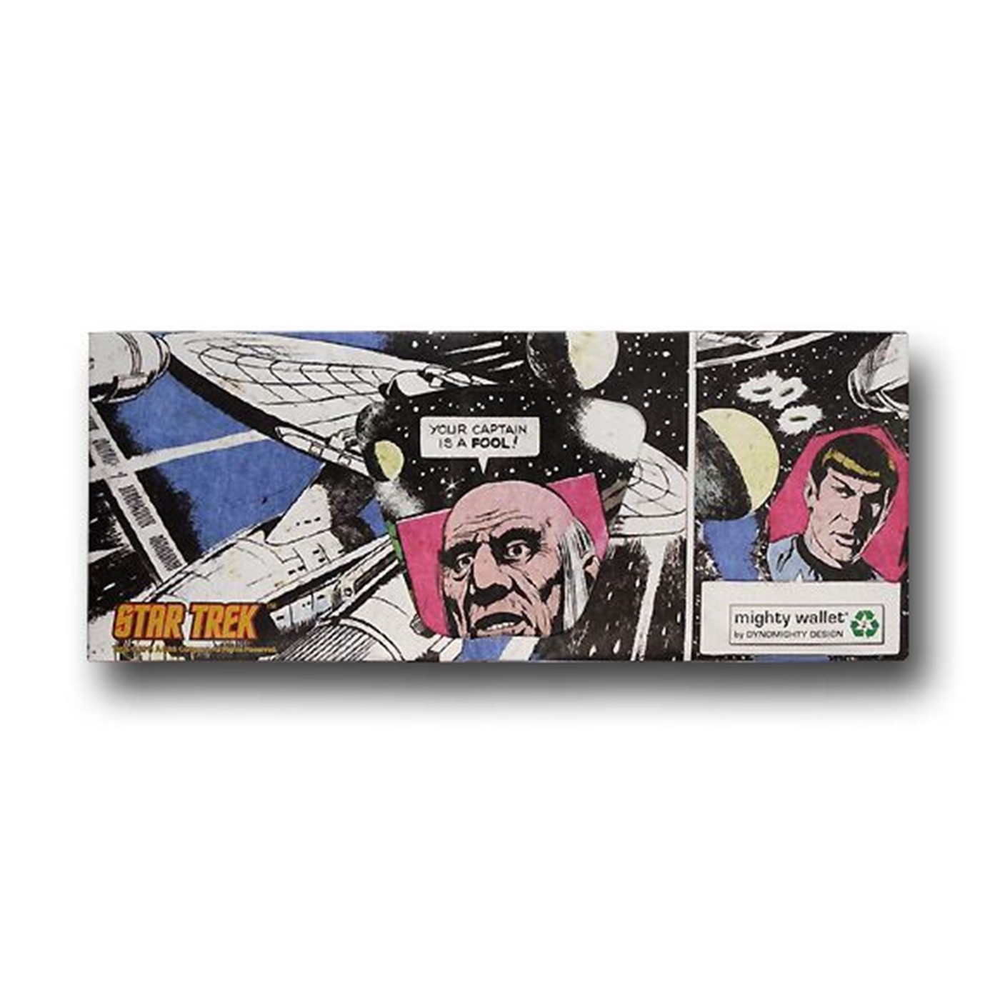 Star Trek Comic DIY Bubble Tyvek Mighty Wallet