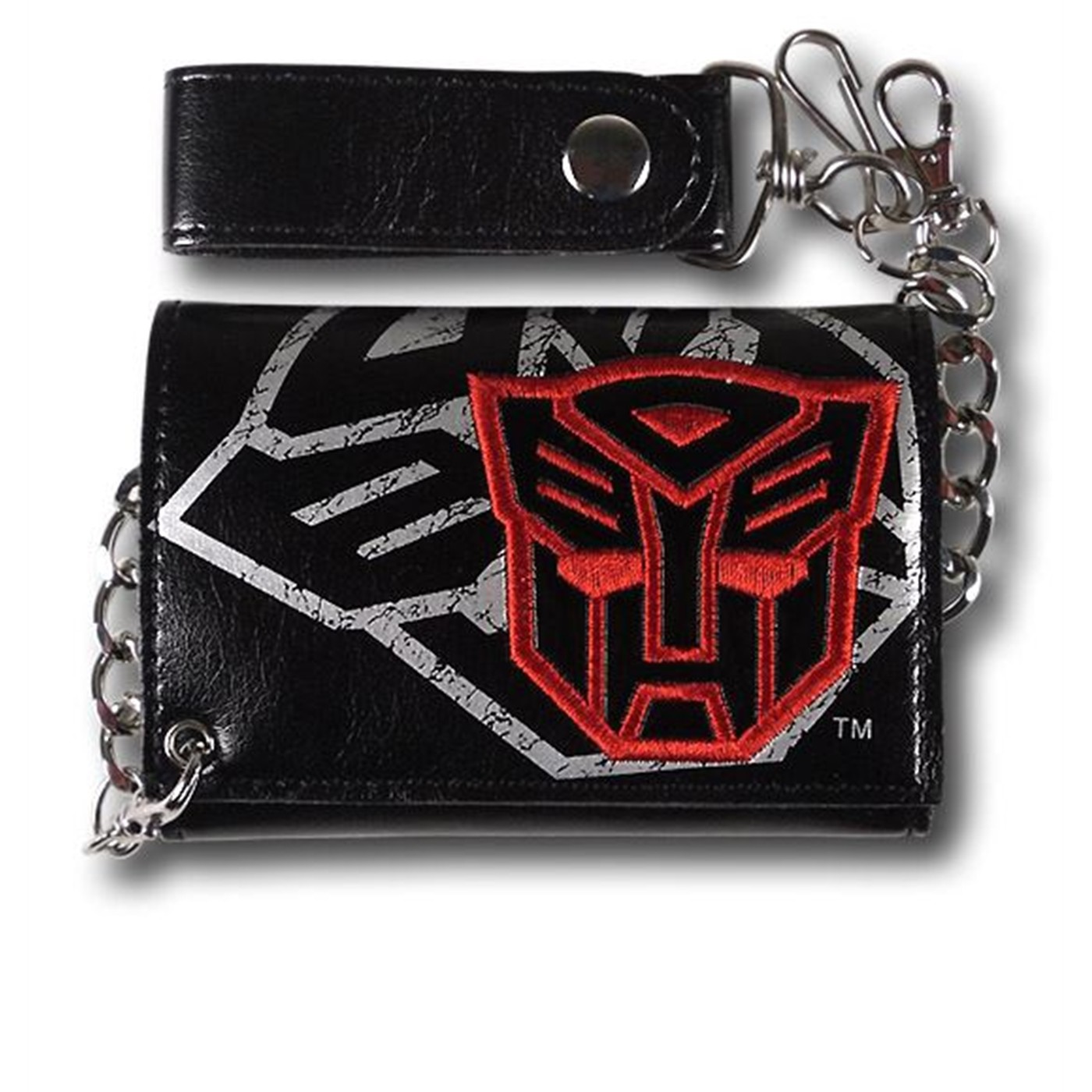 Transformers Autobot Symbol Black Chain Wallet