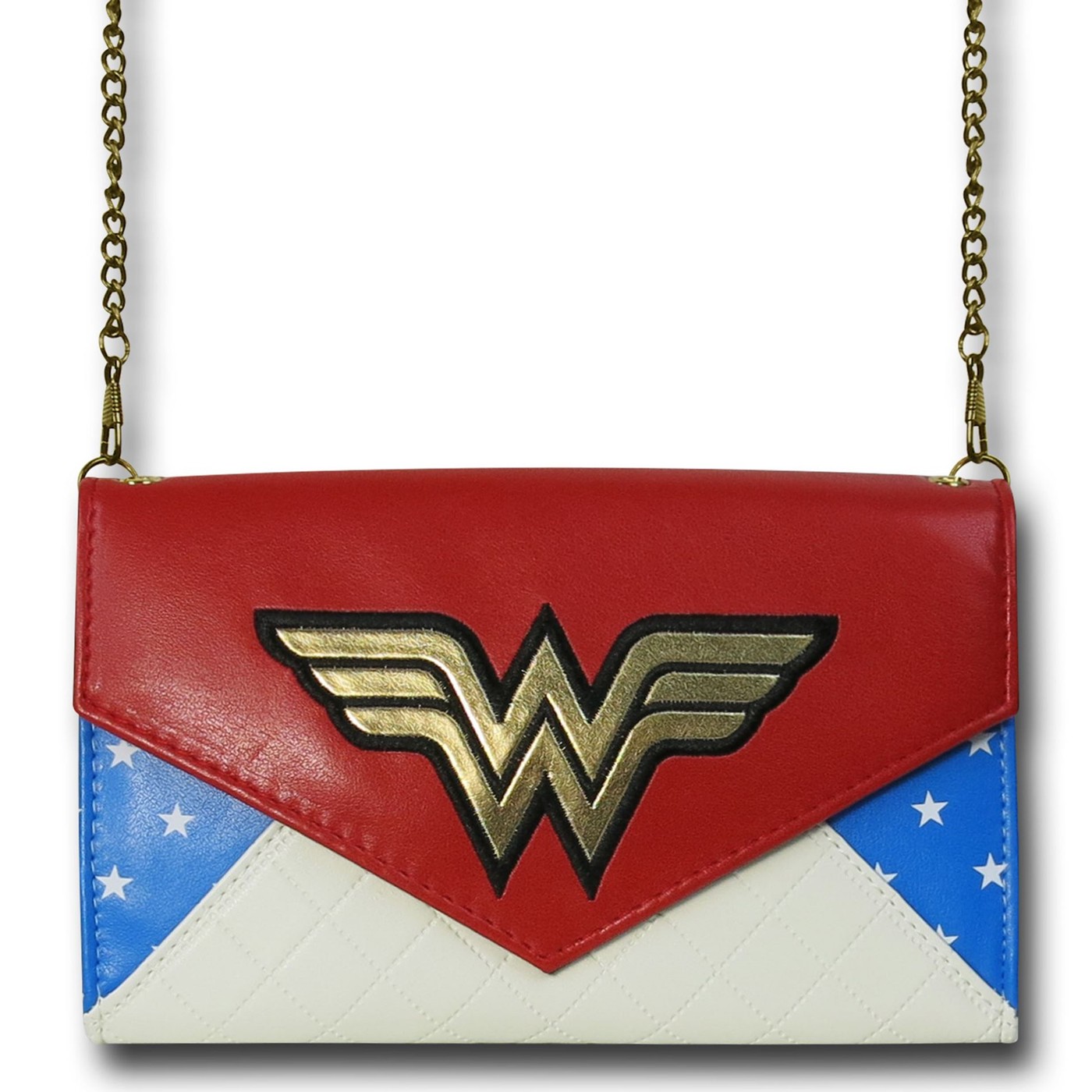 Wonder Woman Envelope Wallet with Chain