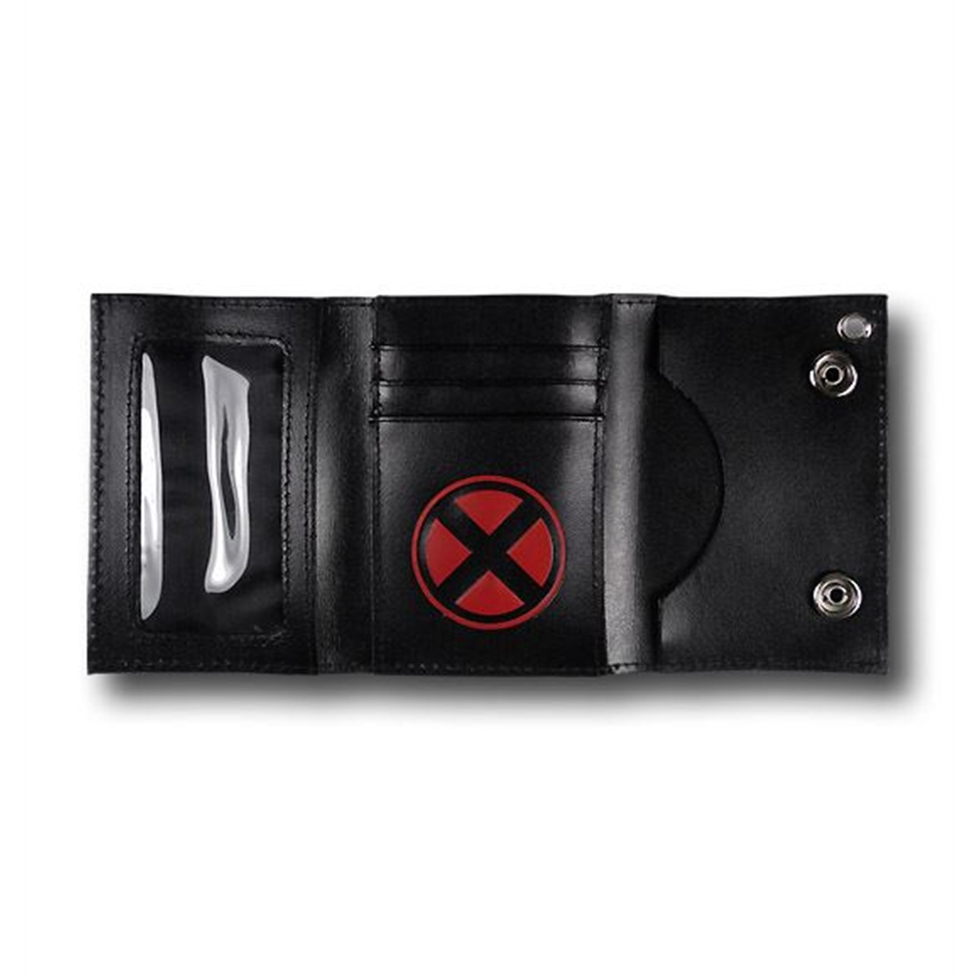 X-Men Wolverine Black Leather Chain Wallet