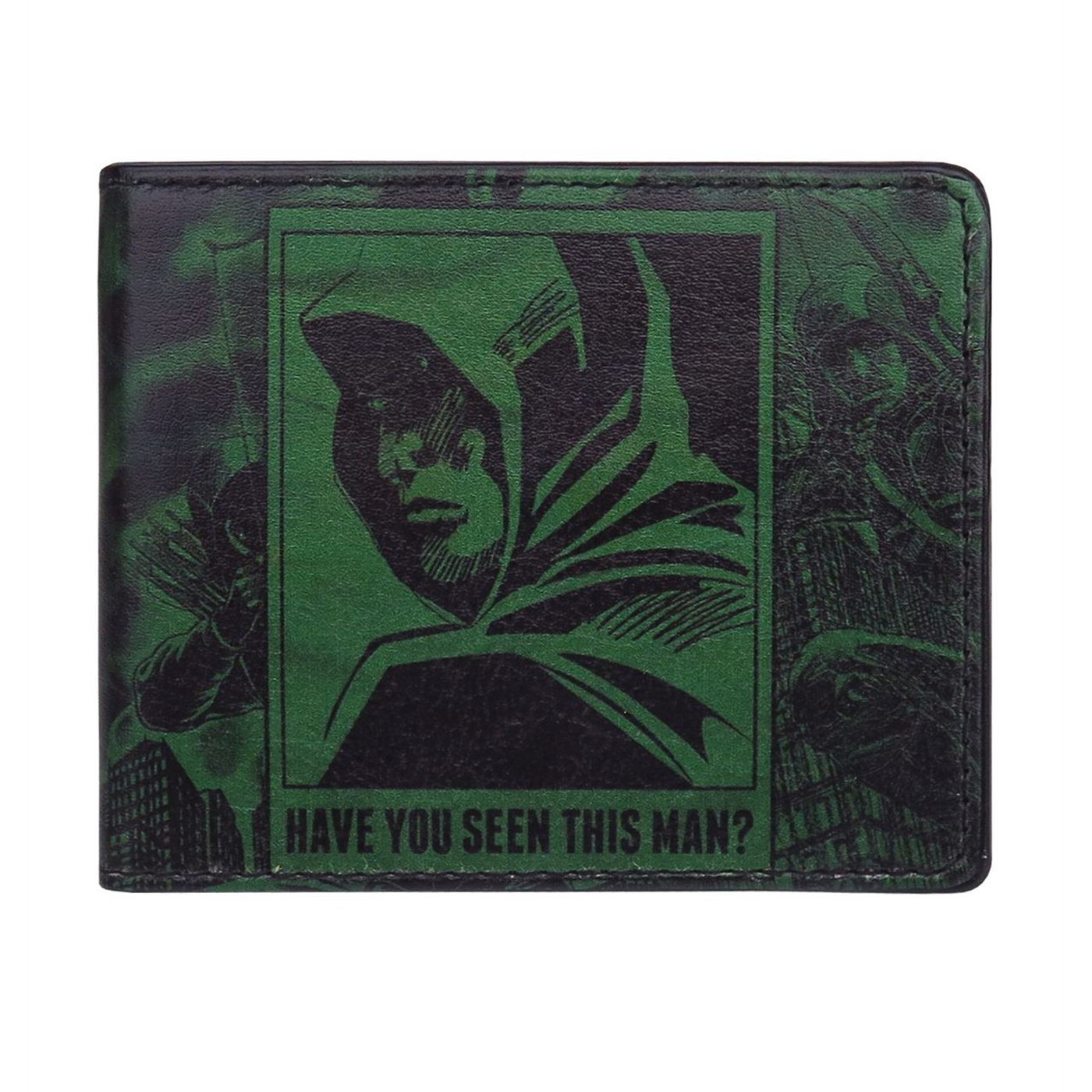 Green Arrow Wanted Poster Bi-Fold Wallet