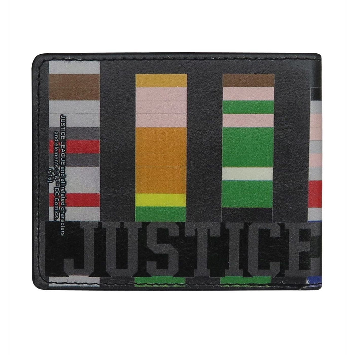 Justice League 1-Bit Heroes Bi-Fold Wallet