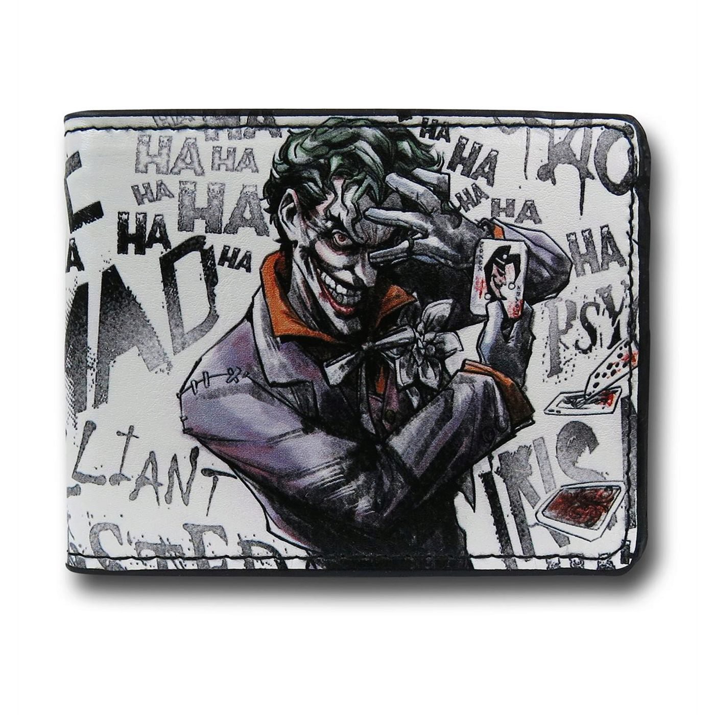 Joker Cards HA HA Men's Bi-Fold Wallet