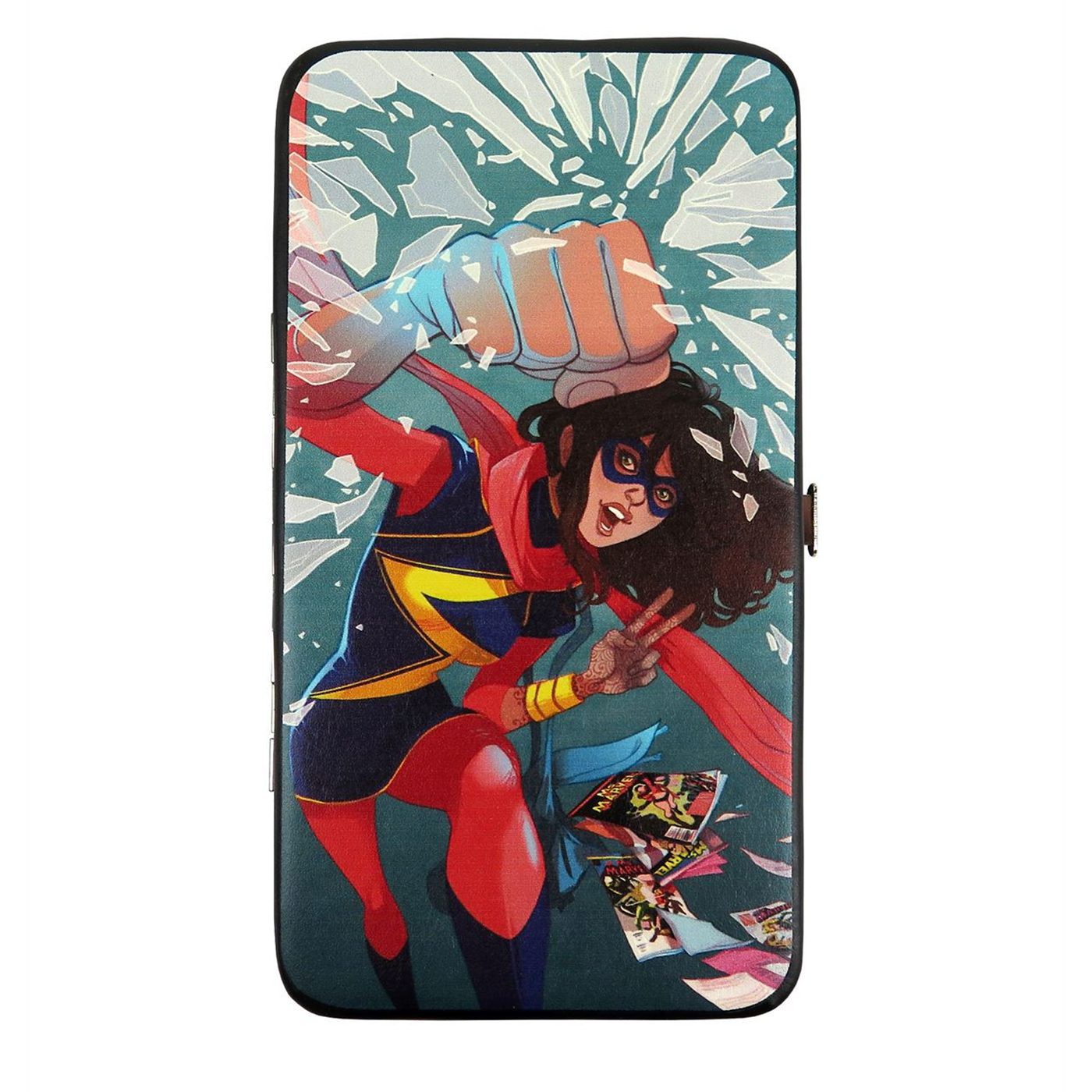 Ms. Marvel Action Punch Hinged Wallet