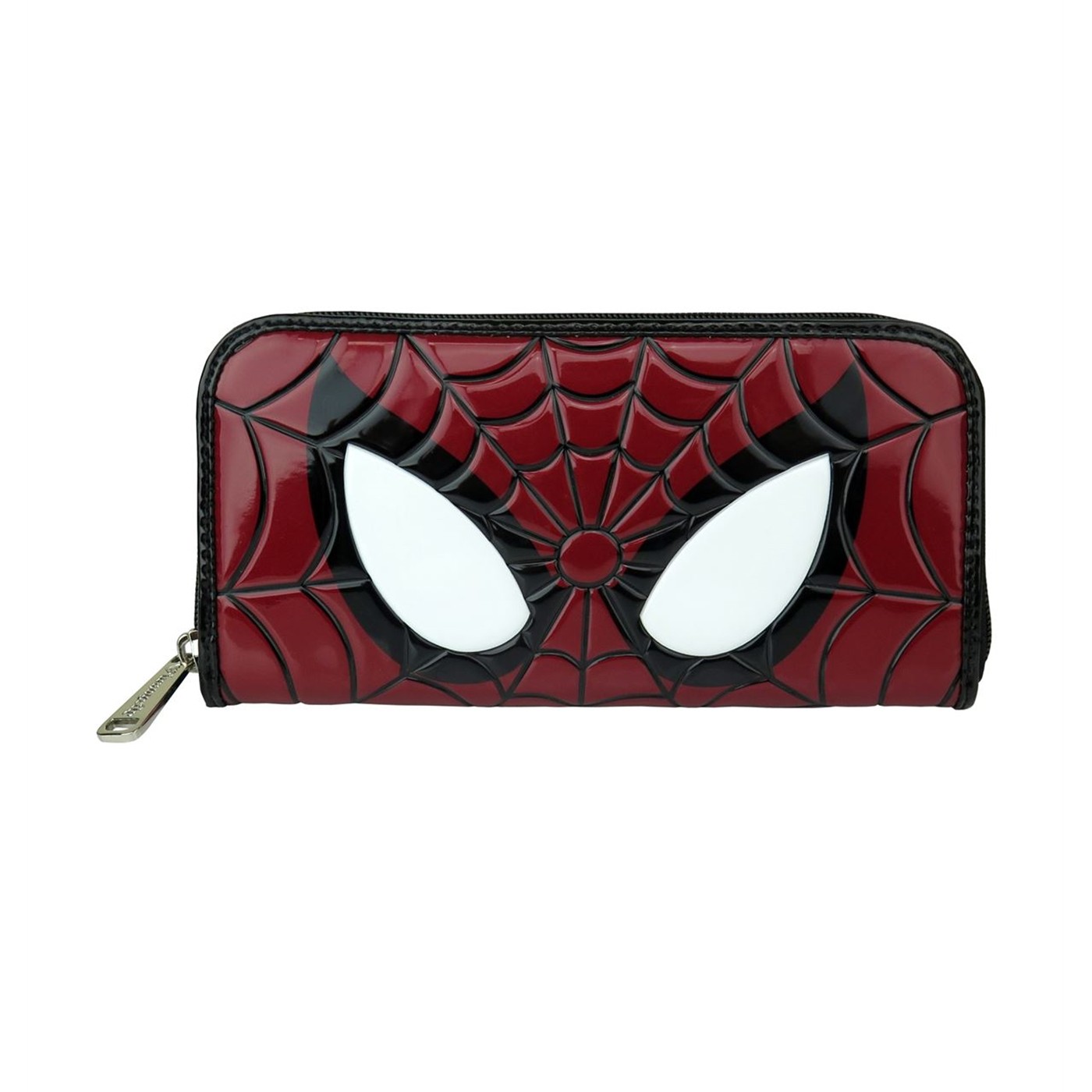 Spiderman Patent Leather Zipper Wallet
