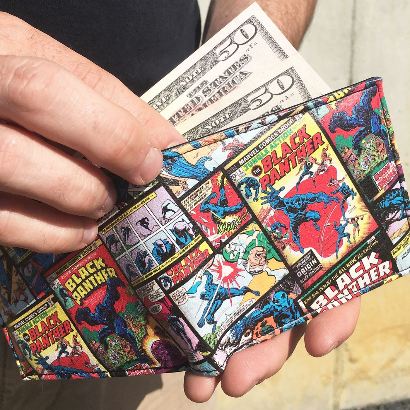 Black Panther Comic Bi-Fold Wallet