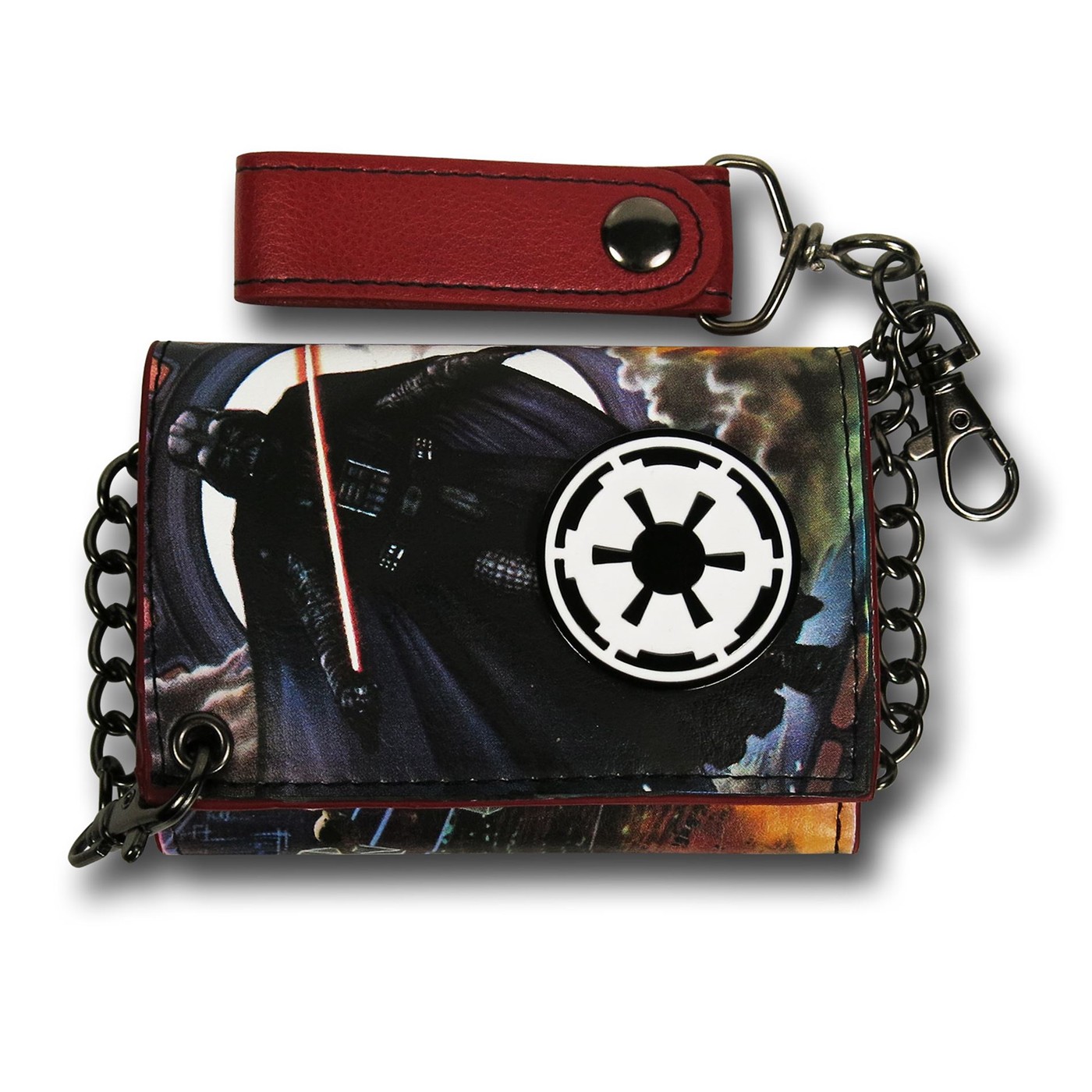 Star Wars Vader Metal Badge Chain Wallet