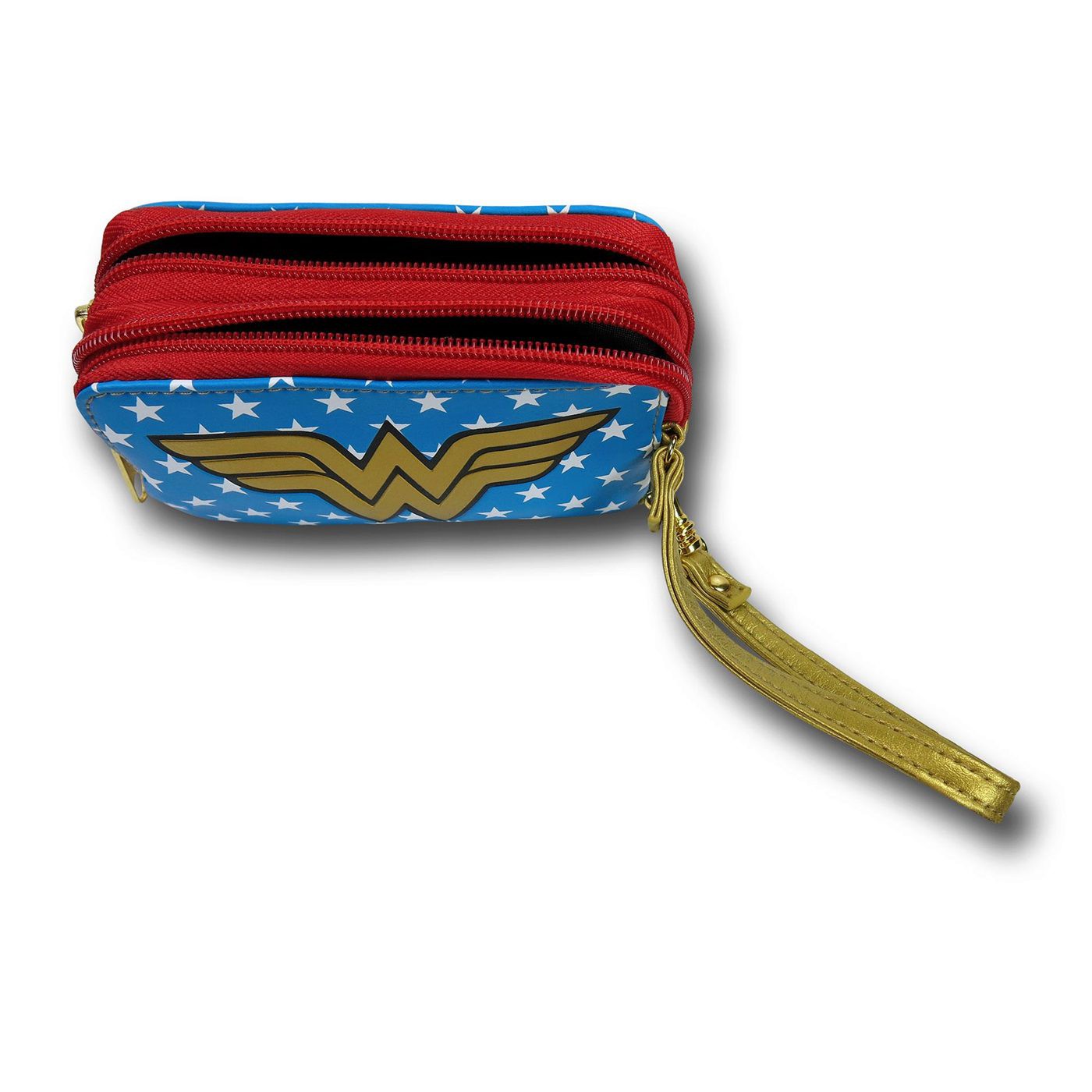 Wonder Woman Double Zip Ladies Wallet
