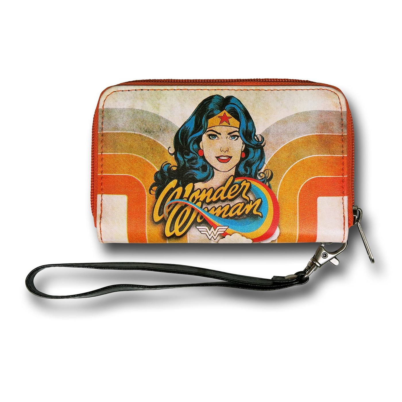 Wonder Woman Retro Zip Around Ladies Wallet