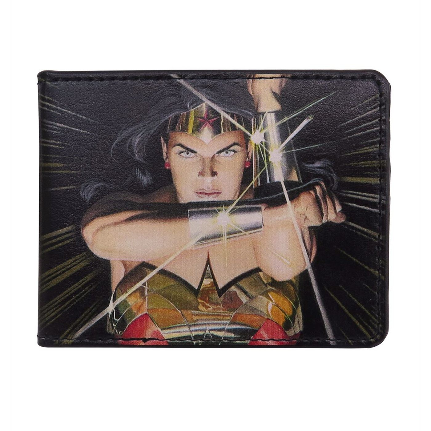 Wonder Woman Alex Ross Men's Bi-Fold Wallet