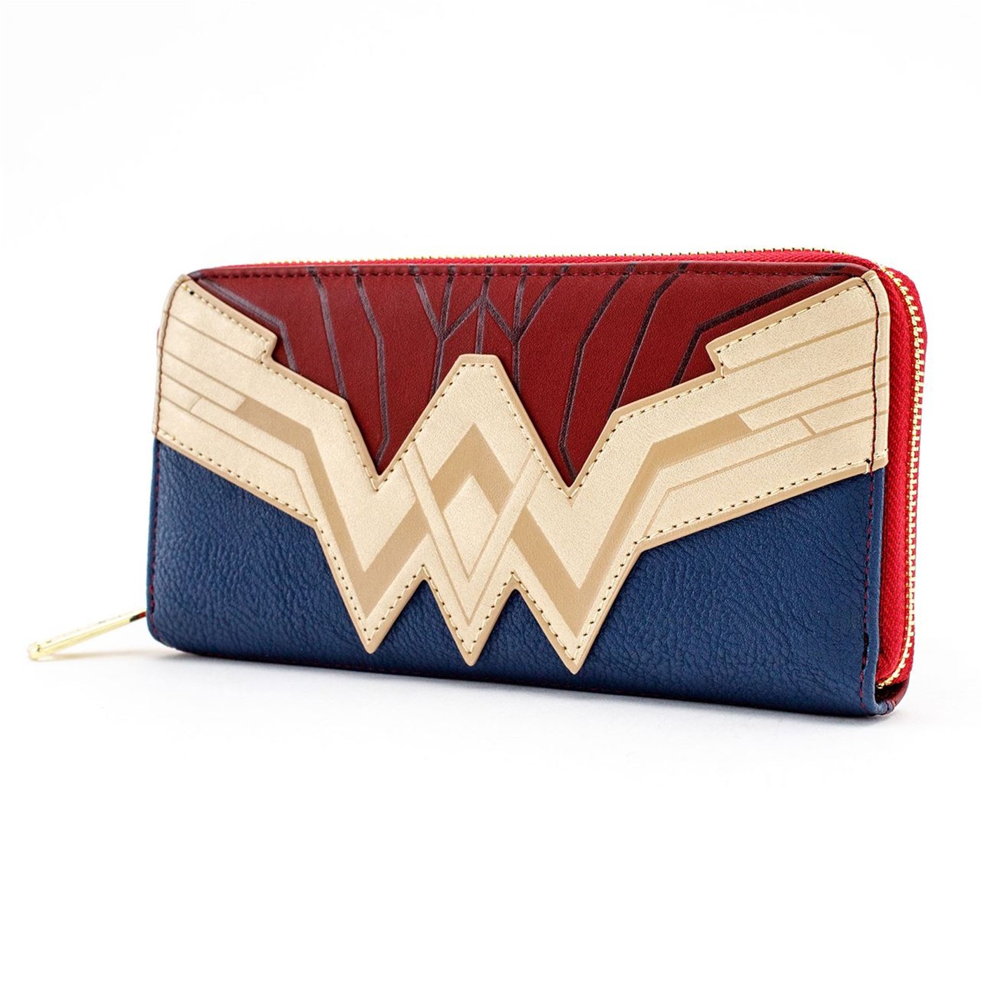 Wonder Woman Justice League Armor Zip Around Wallet