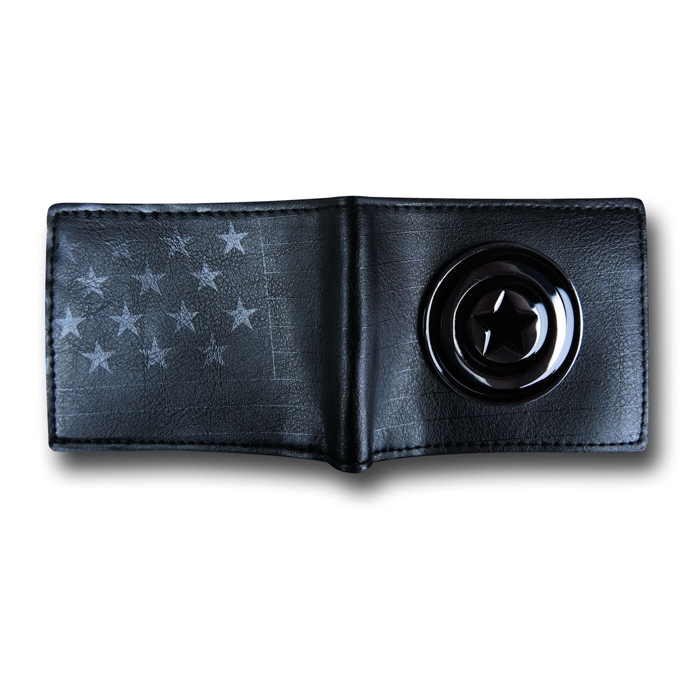 Captain America Metal Symbol Bi-Fold Wallet