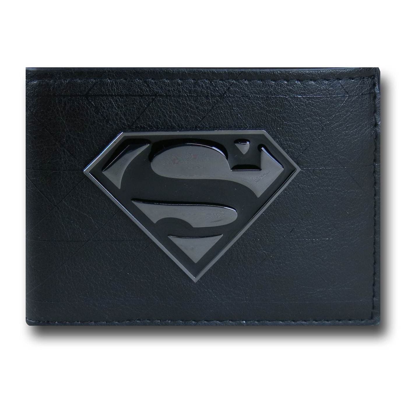 Superman Metal Symbol Bi-Fold Wallet